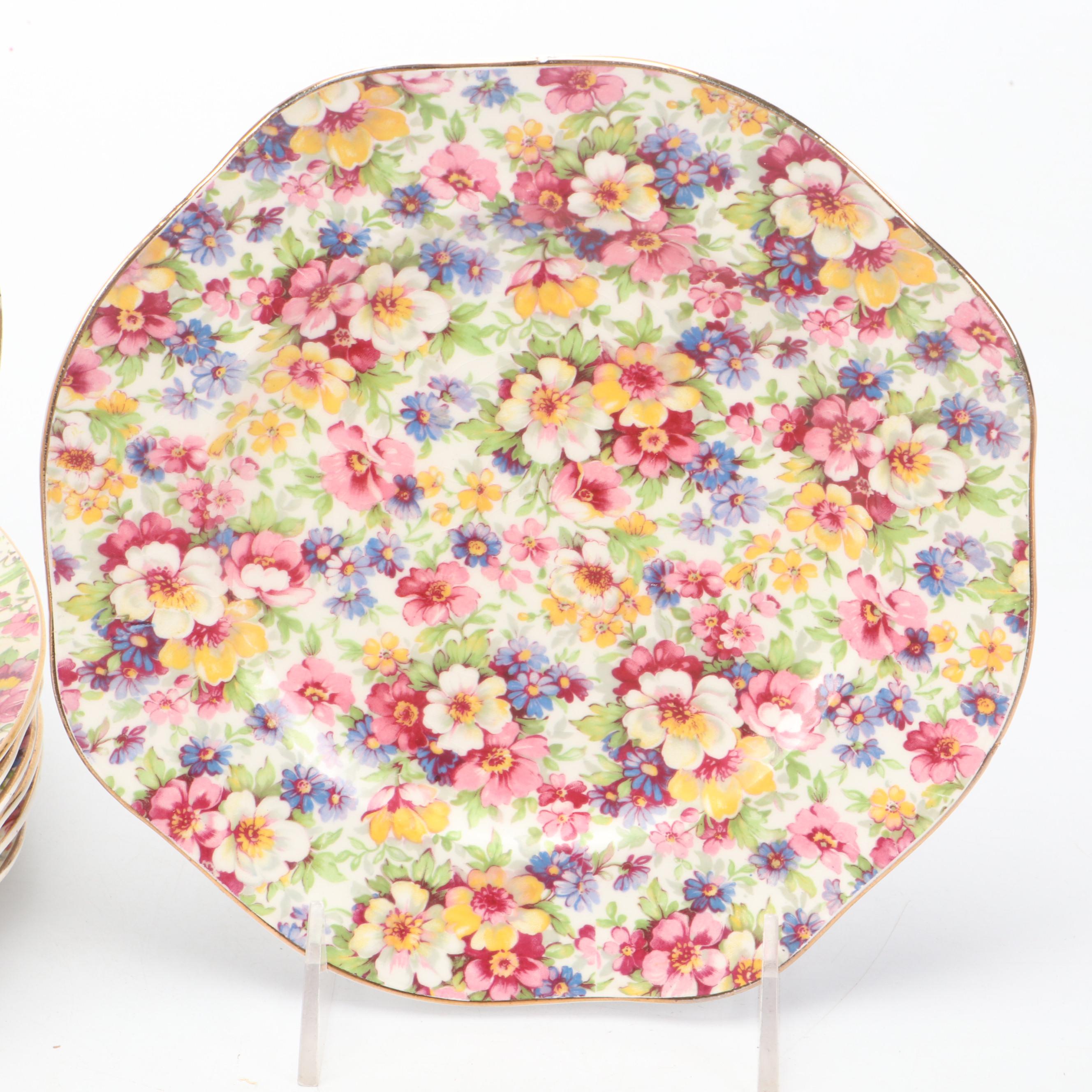 Royal Winton "Summertime" and More Ceramic Dinnerware, Tea and Coffee Service