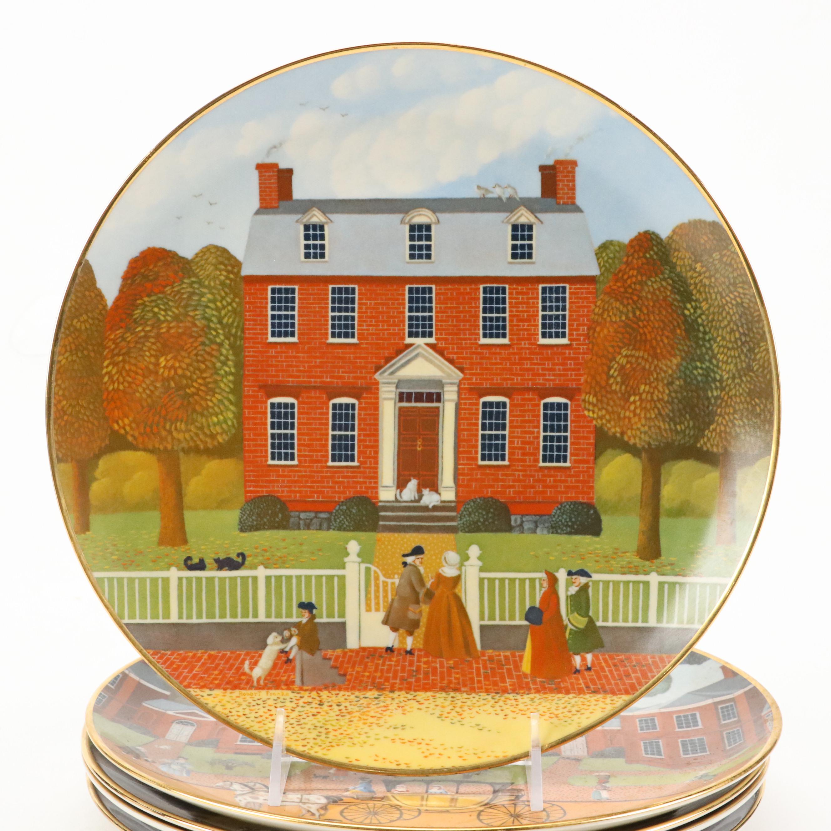 Ridgewood Limited Edition "The Colonial Heritage Series" Porcelain Plates