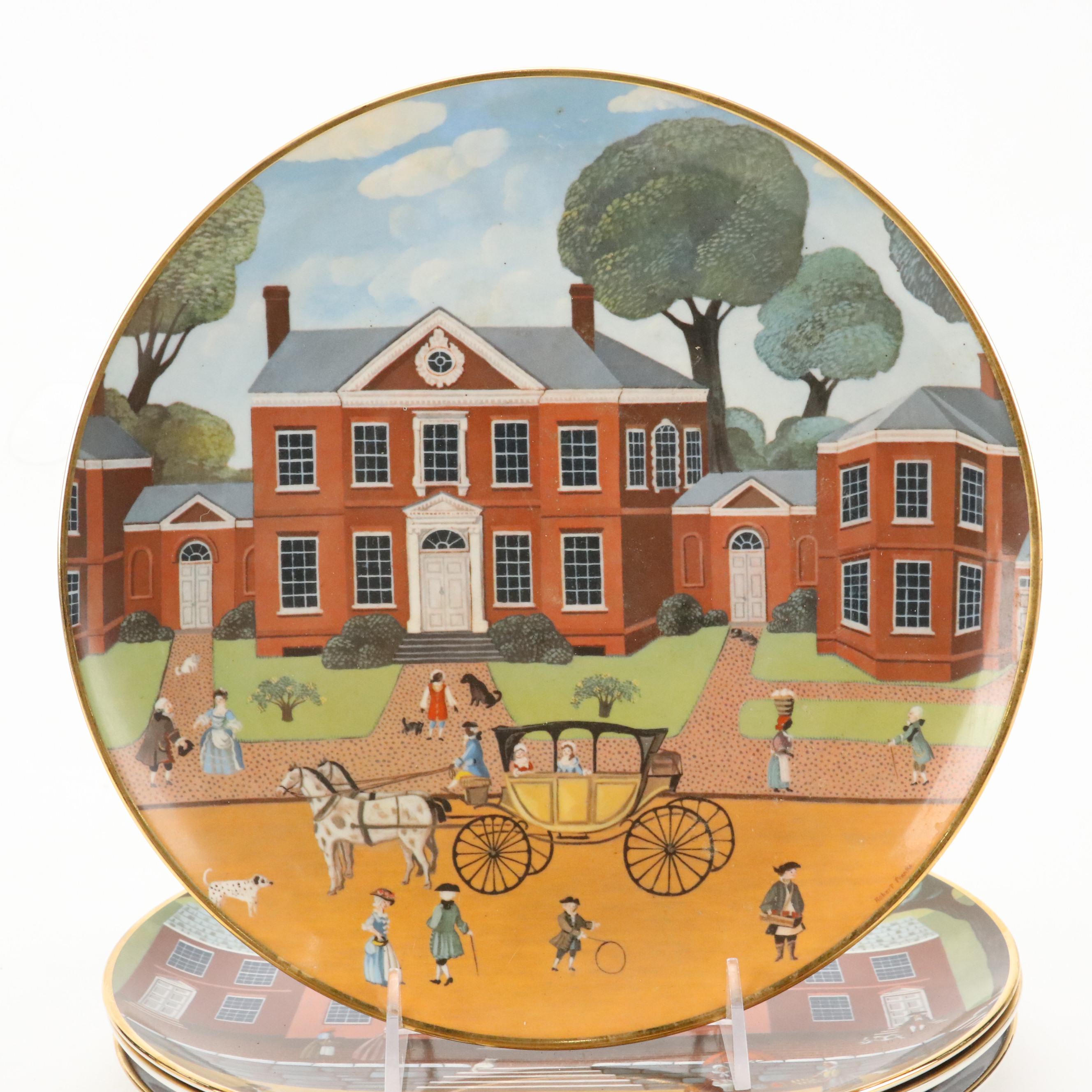 Ridgewood Limited Edition "The Colonial Heritage Series" Porcelain Plates