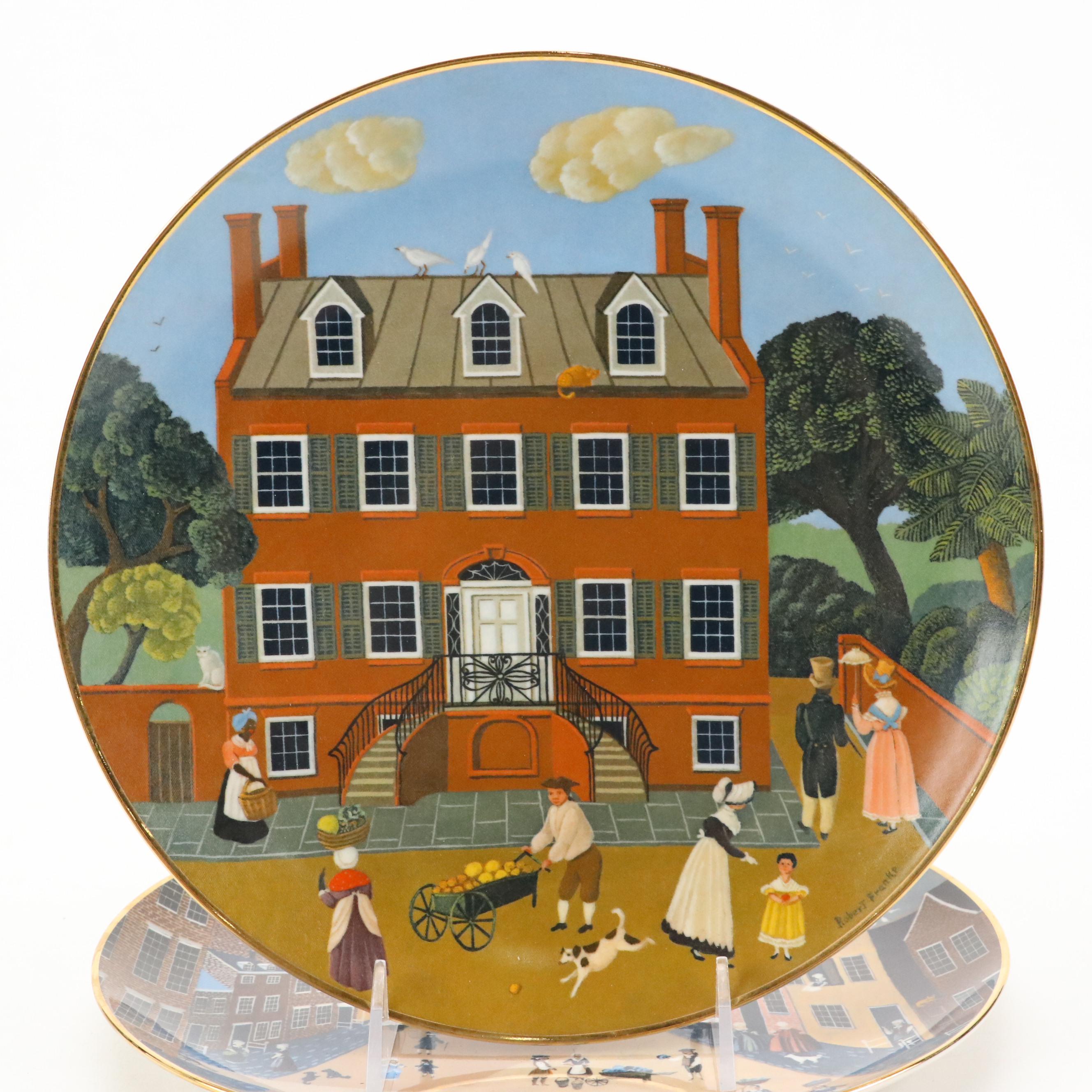 Ridgewood Limited Edition "The Colonial Heritage Series" Porcelain Plates