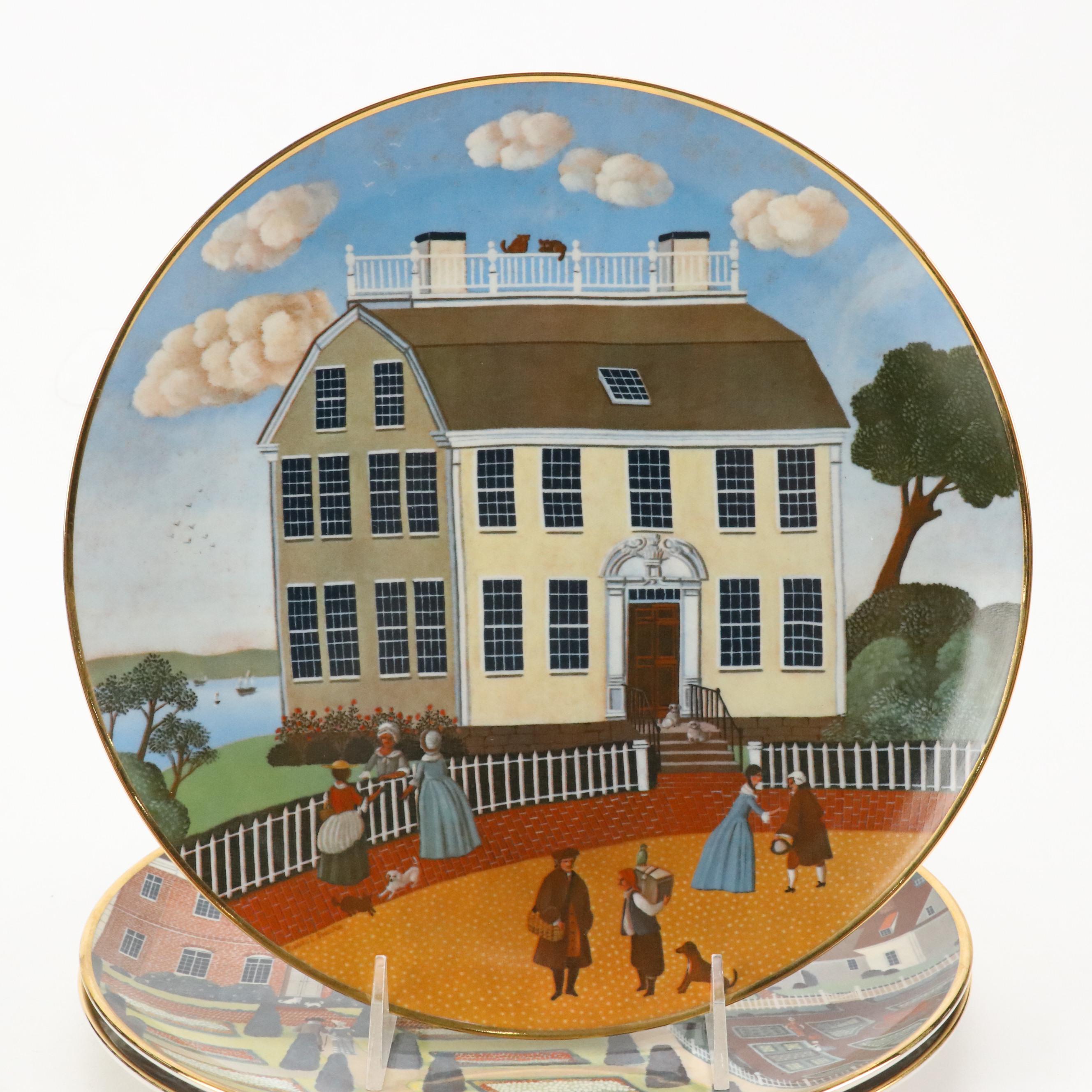 Ridgewood Limited Edition "The Colonial Heritage Series" Porcelain Plates