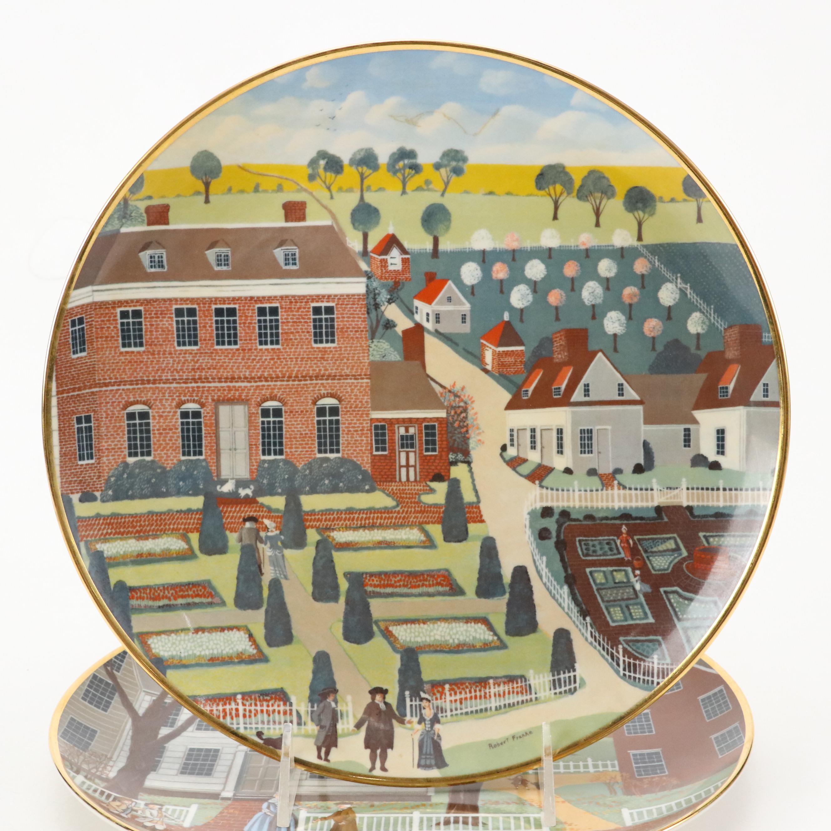 Ridgewood Limited Edition "The Colonial Heritage Series" Porcelain Plates
