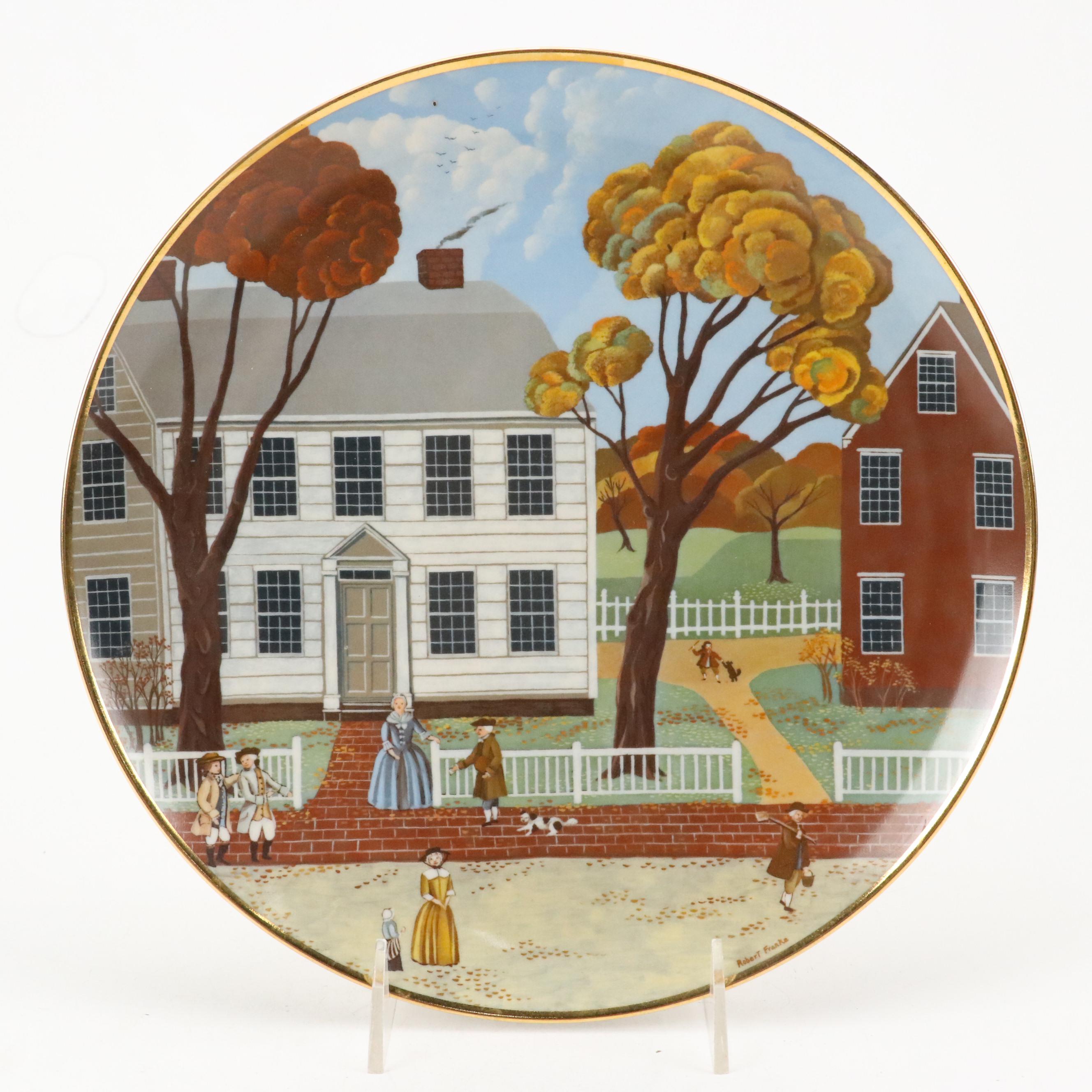 Ridgewood Limited Edition "The Colonial Heritage Series" Porcelain Plates