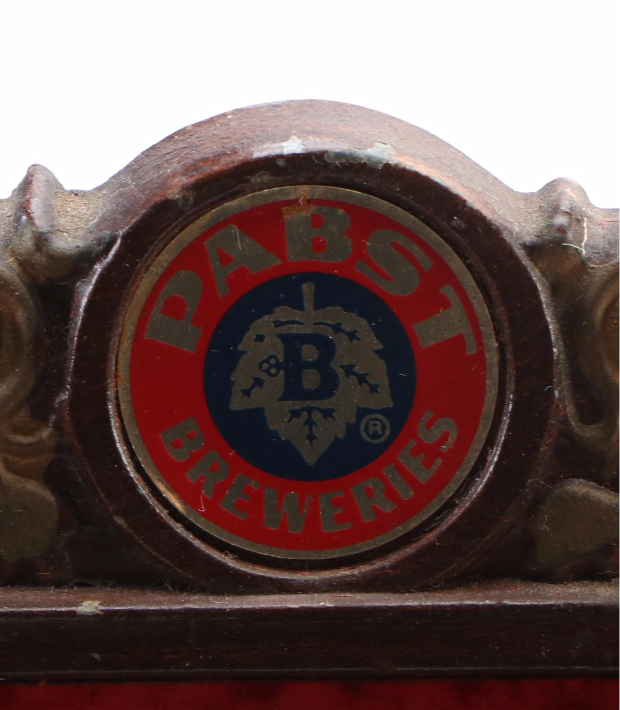 Pabst Blue Ribbon Beer Advertising Clock Sign, Mid-20th Century