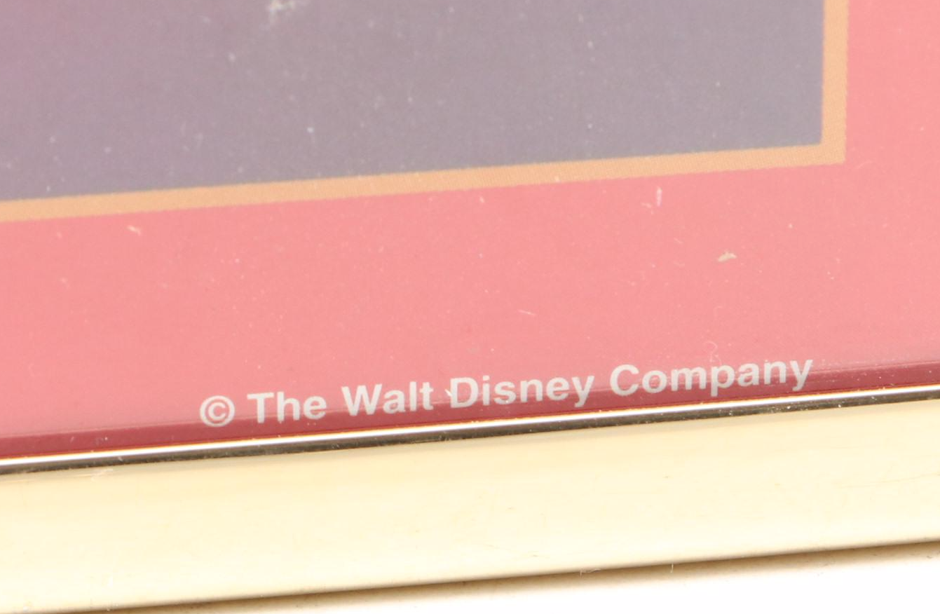 Walt Disney "Aladdin" Framed Movie Poster