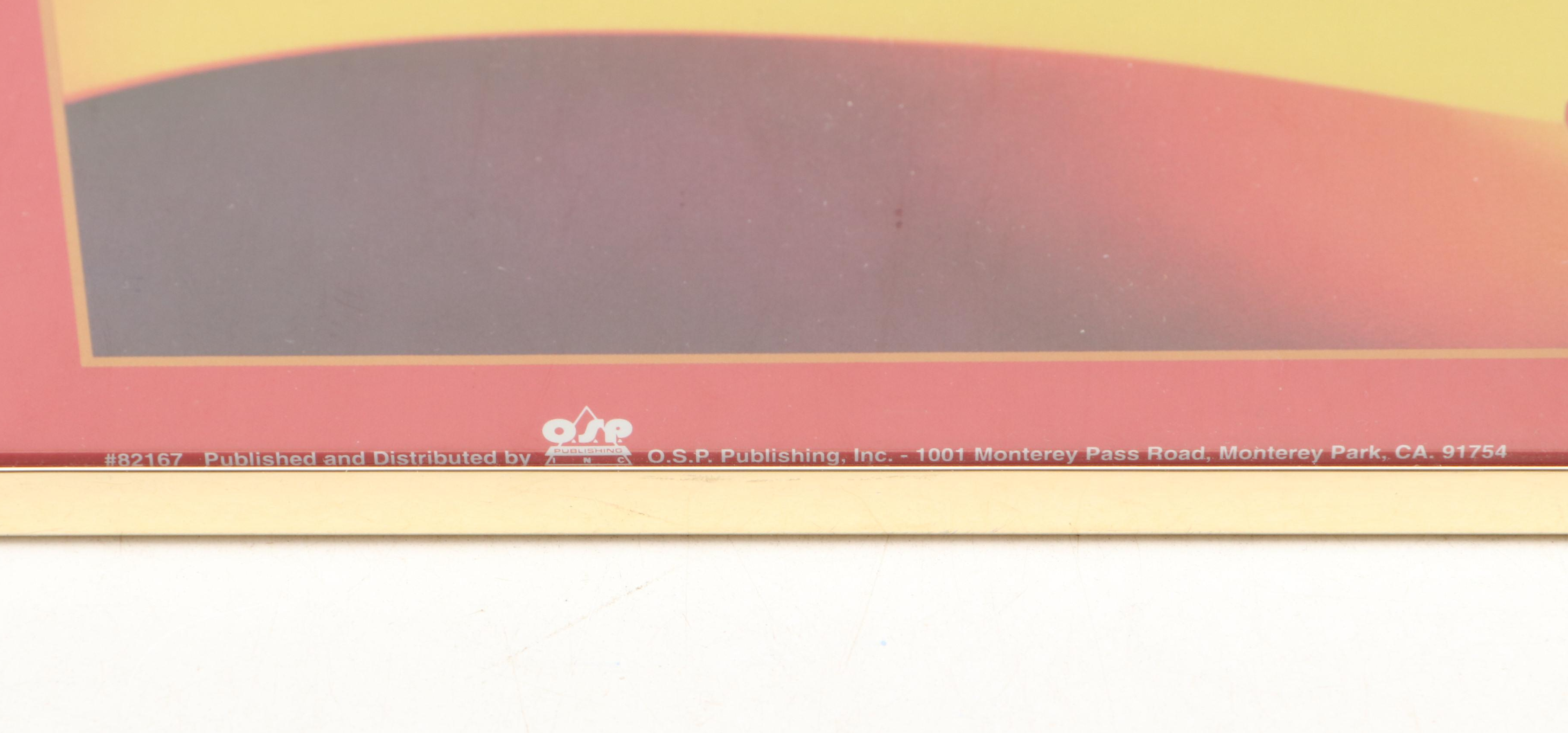 Walt Disney "Aladdin" Framed Movie Poster