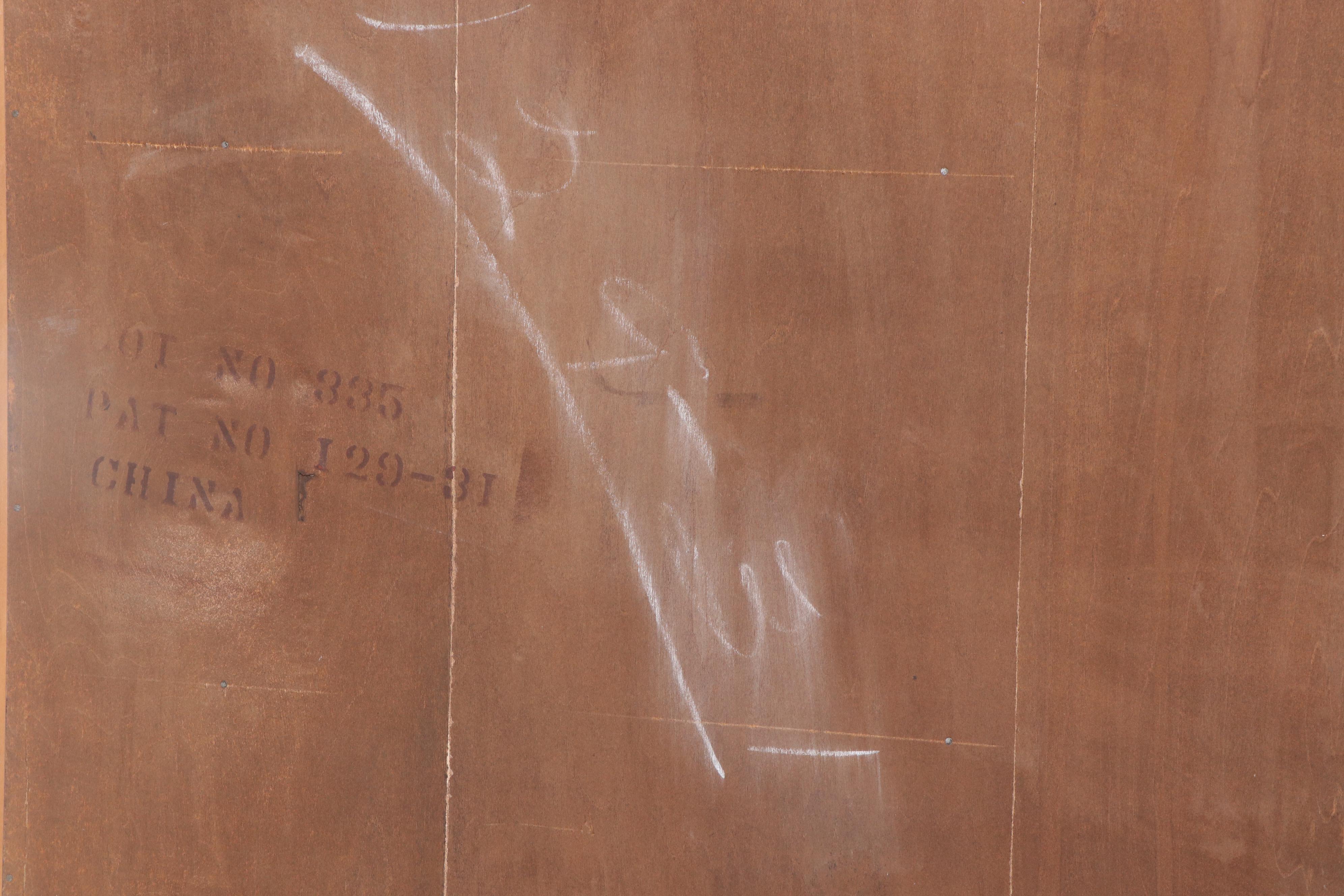 French Provincial Style Walnut Serpentine-Front China Cabinet