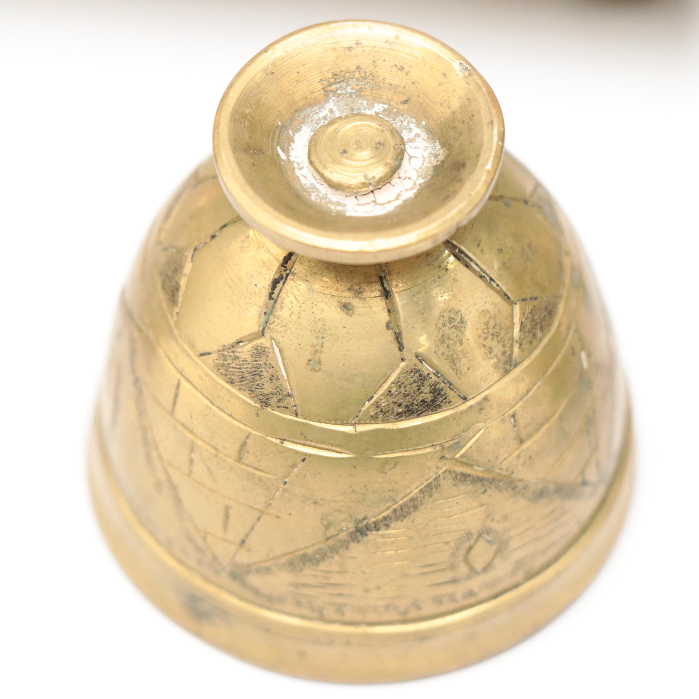 Brass Candelabra with Turkish Coffee Pot, Trays and Trivets, More