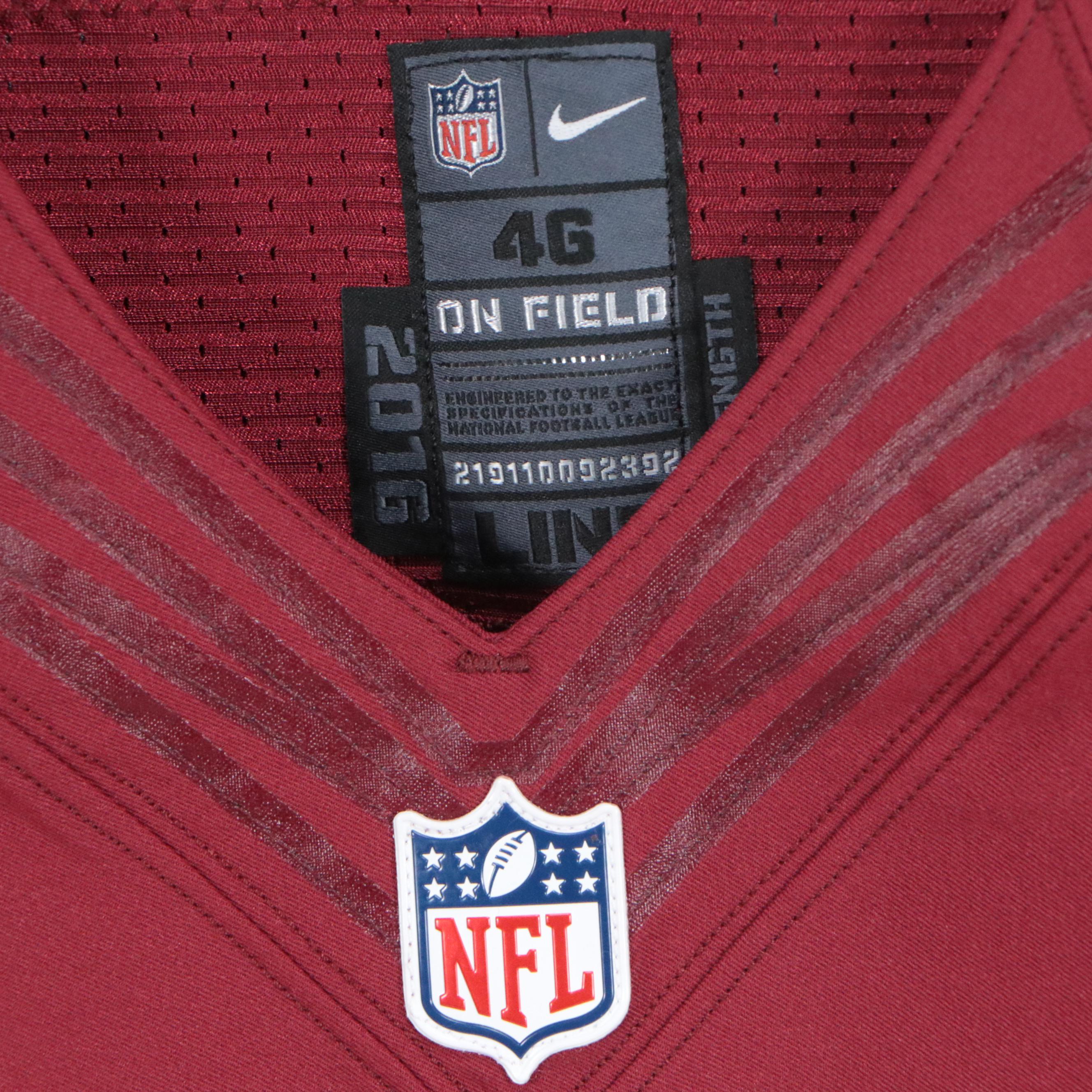 Arie Kouandjio Signed and Player Issued Washington Redskins Nike Football Jersey