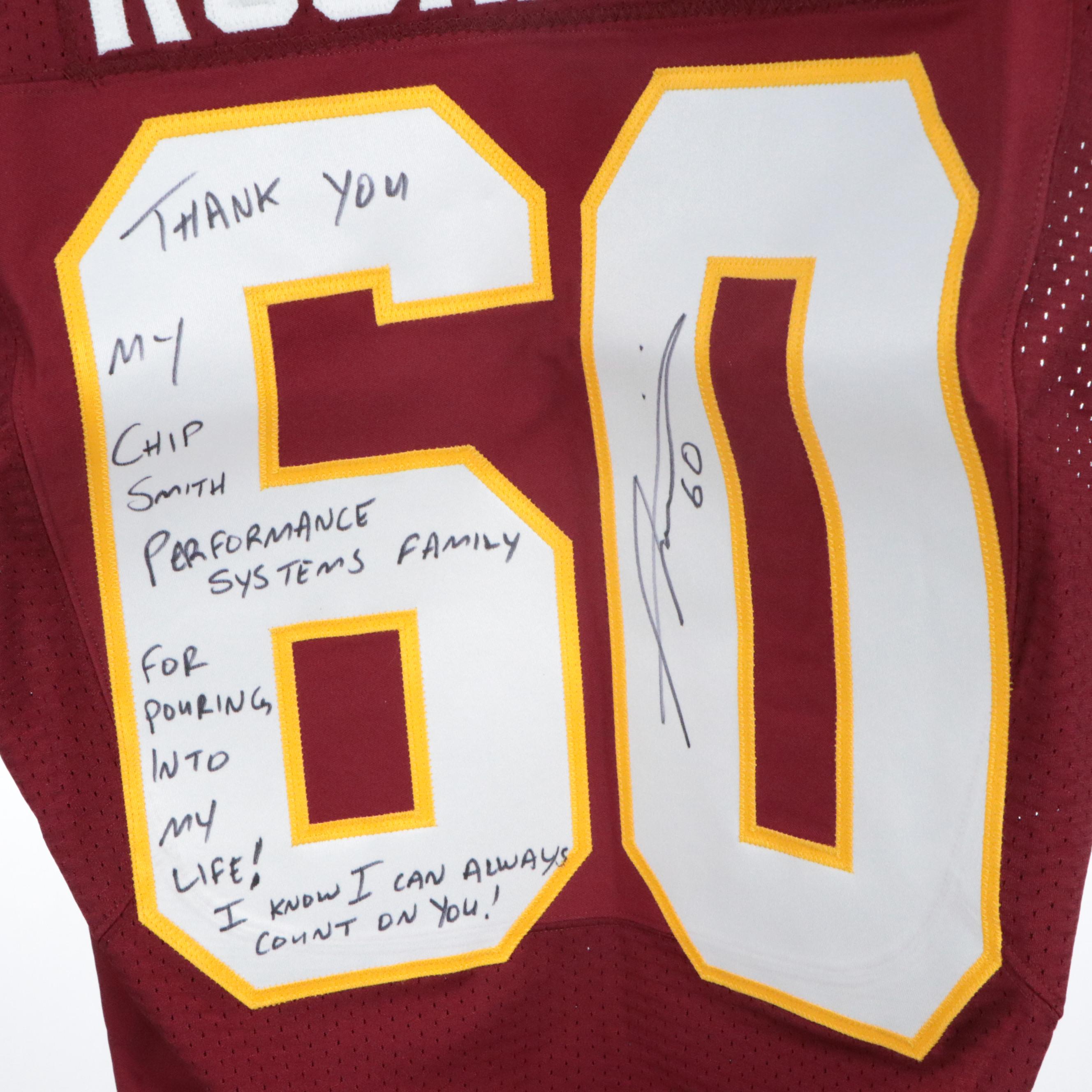 Arie Kouandjio Signed and Player Issued Washington Redskins Nike Football Jersey
