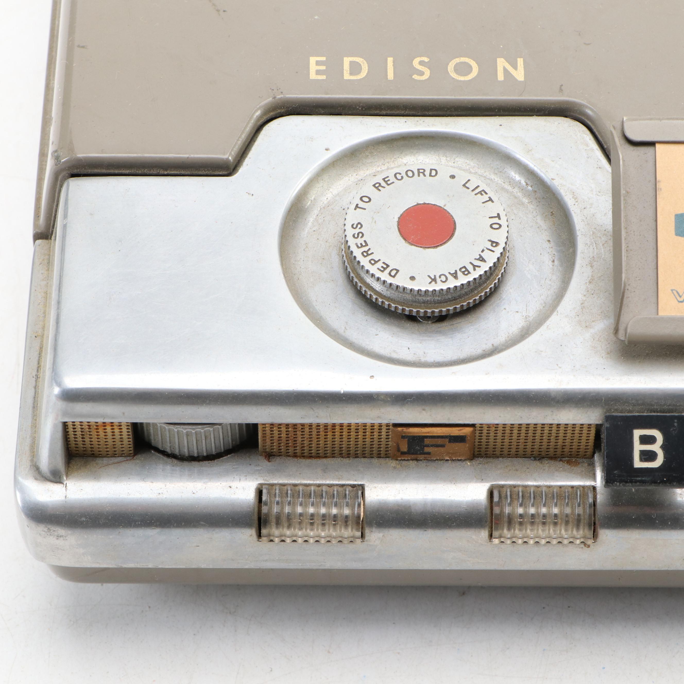 Edison Voicewriter Dictaphone, Mid-20th Century