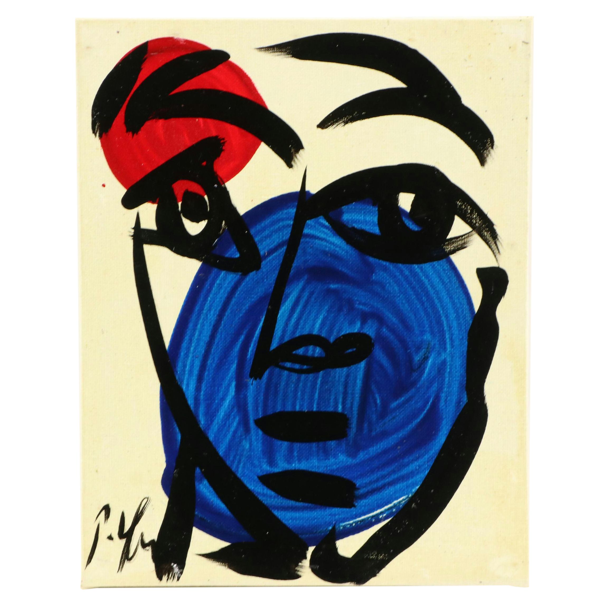 Peter Robert Keil Stylized Acrylic Portrait