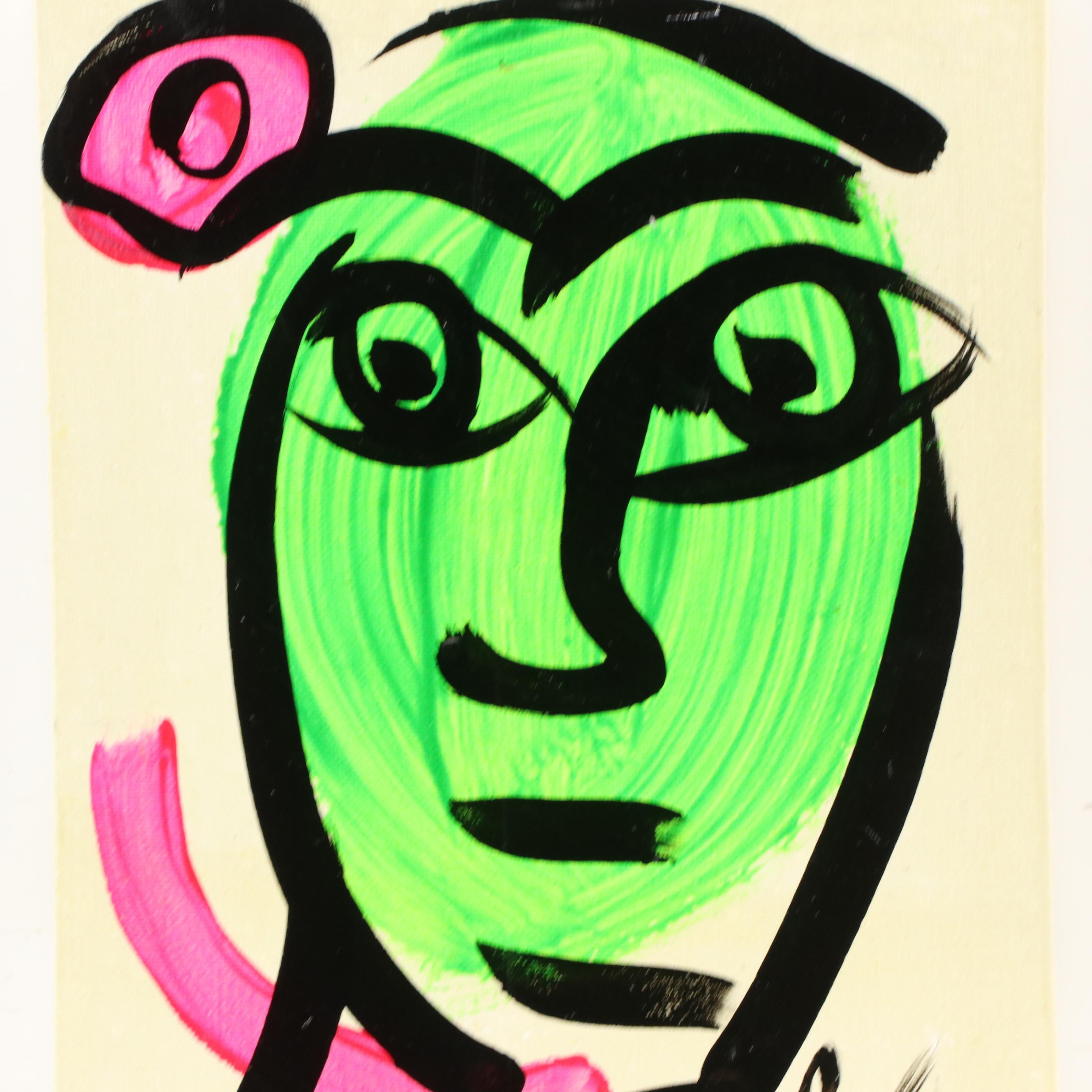 Peter Robert Keil Stylized Acrylic Portrait