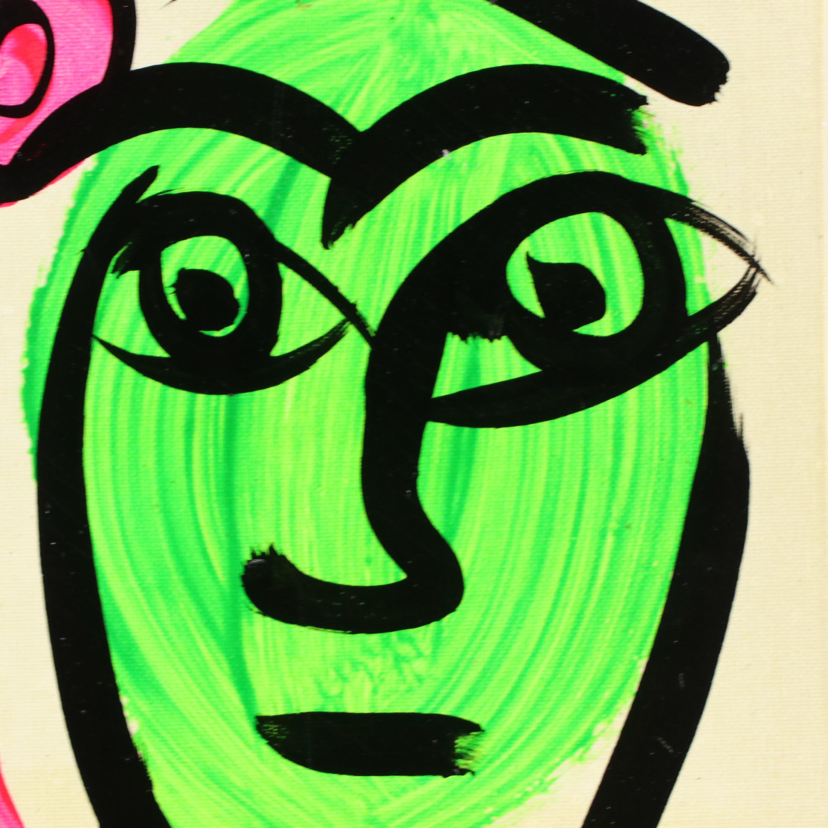 Peter Robert Keil Stylized Acrylic Portrait