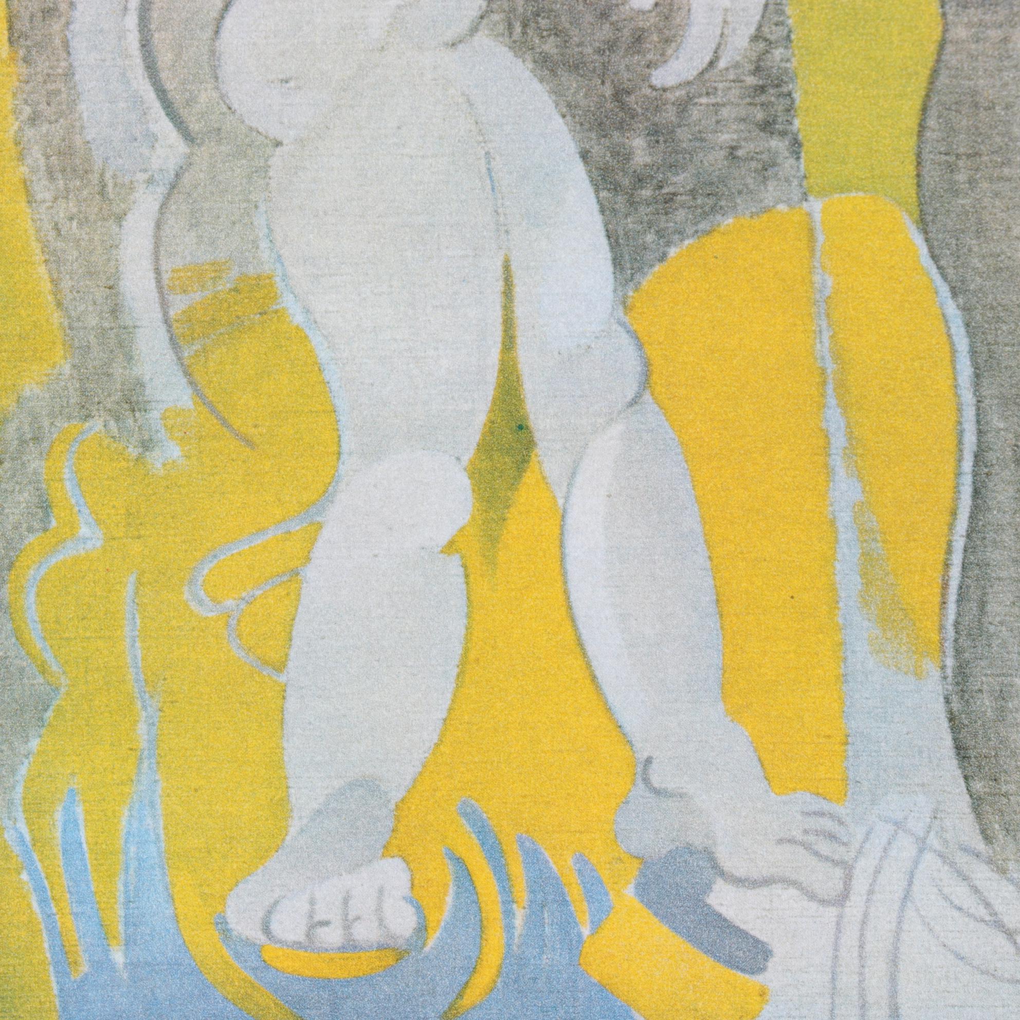 André Beaudin Heliogravure "The Three Friends" From "André Beaudin," 1961