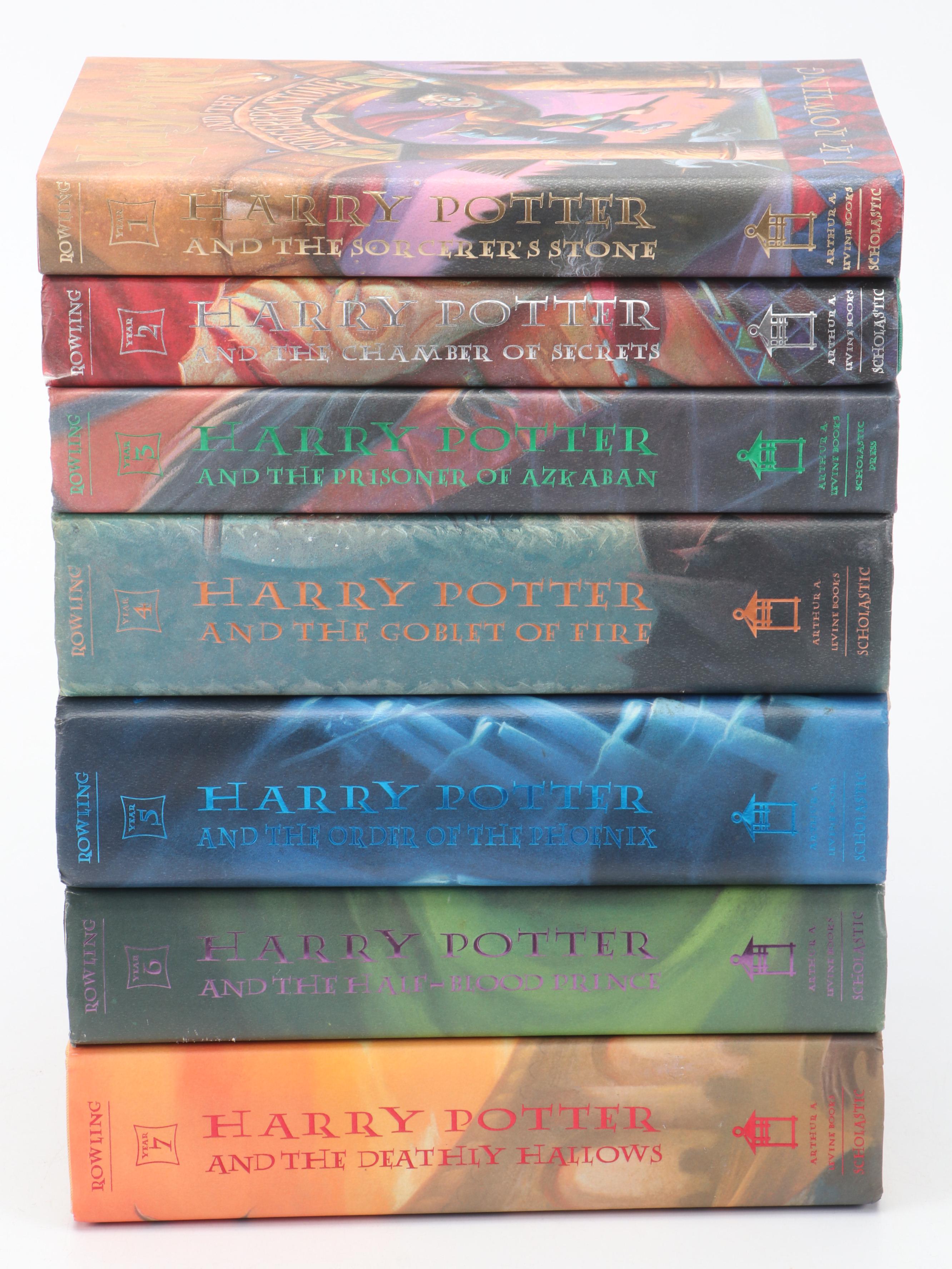 First American Edition "Harry Potter" Complete Series by J. K. Rowling