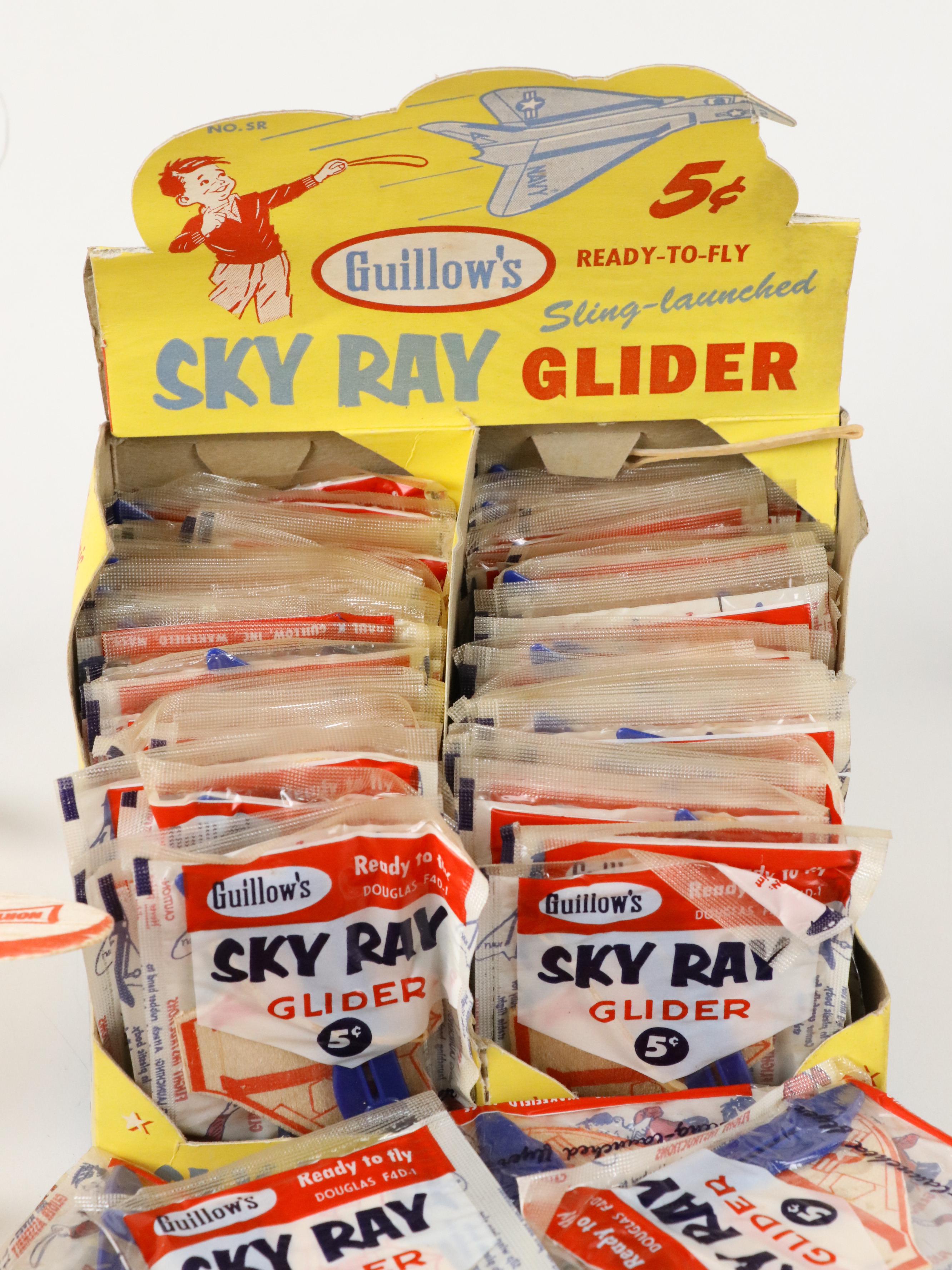 Guillow's "Sky Ray Glider" 5¢ Kits with North Pacific "Sleek Streak" & More Kits