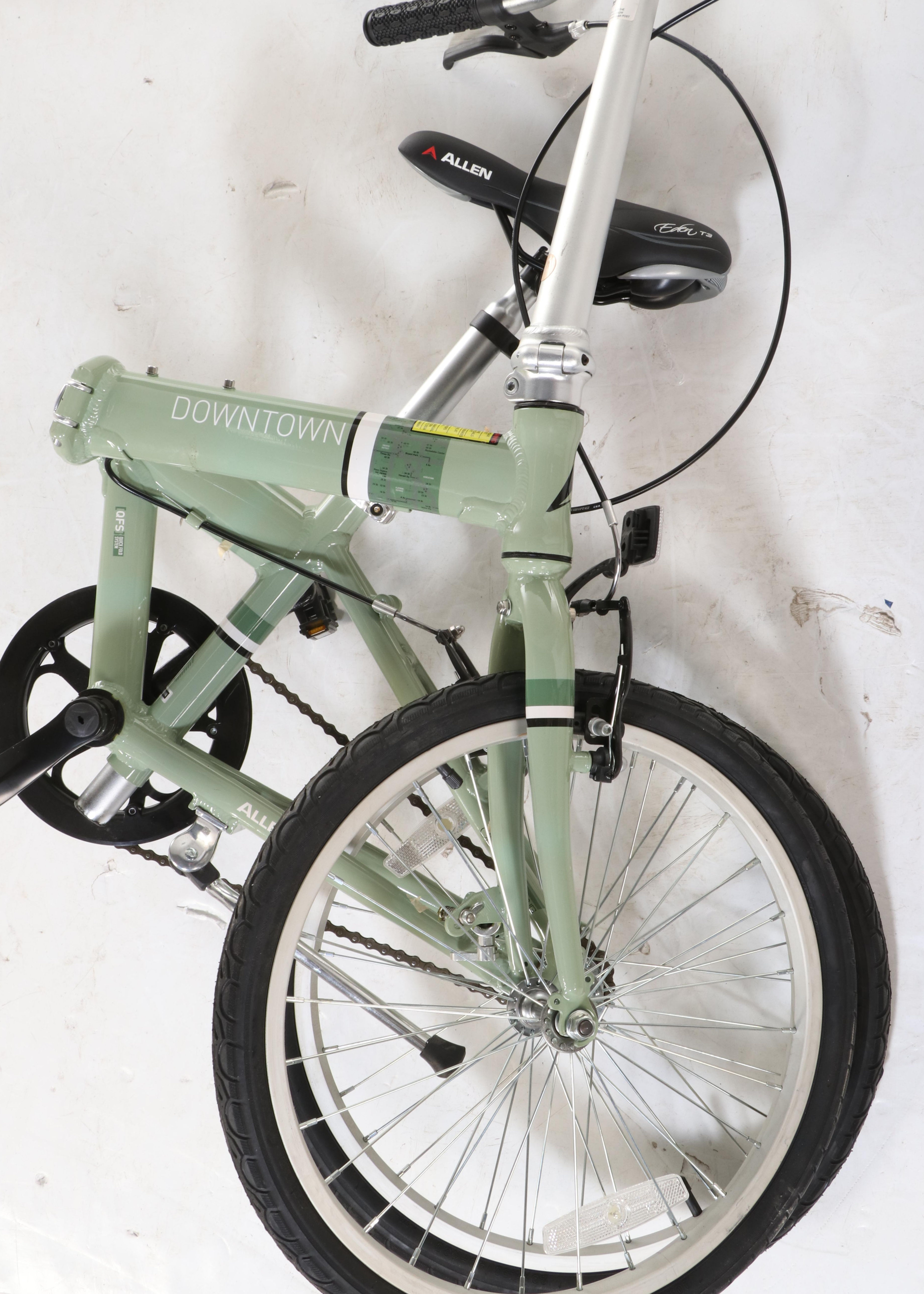 Allen Sports Downtown One-Speed Folding Bicycle