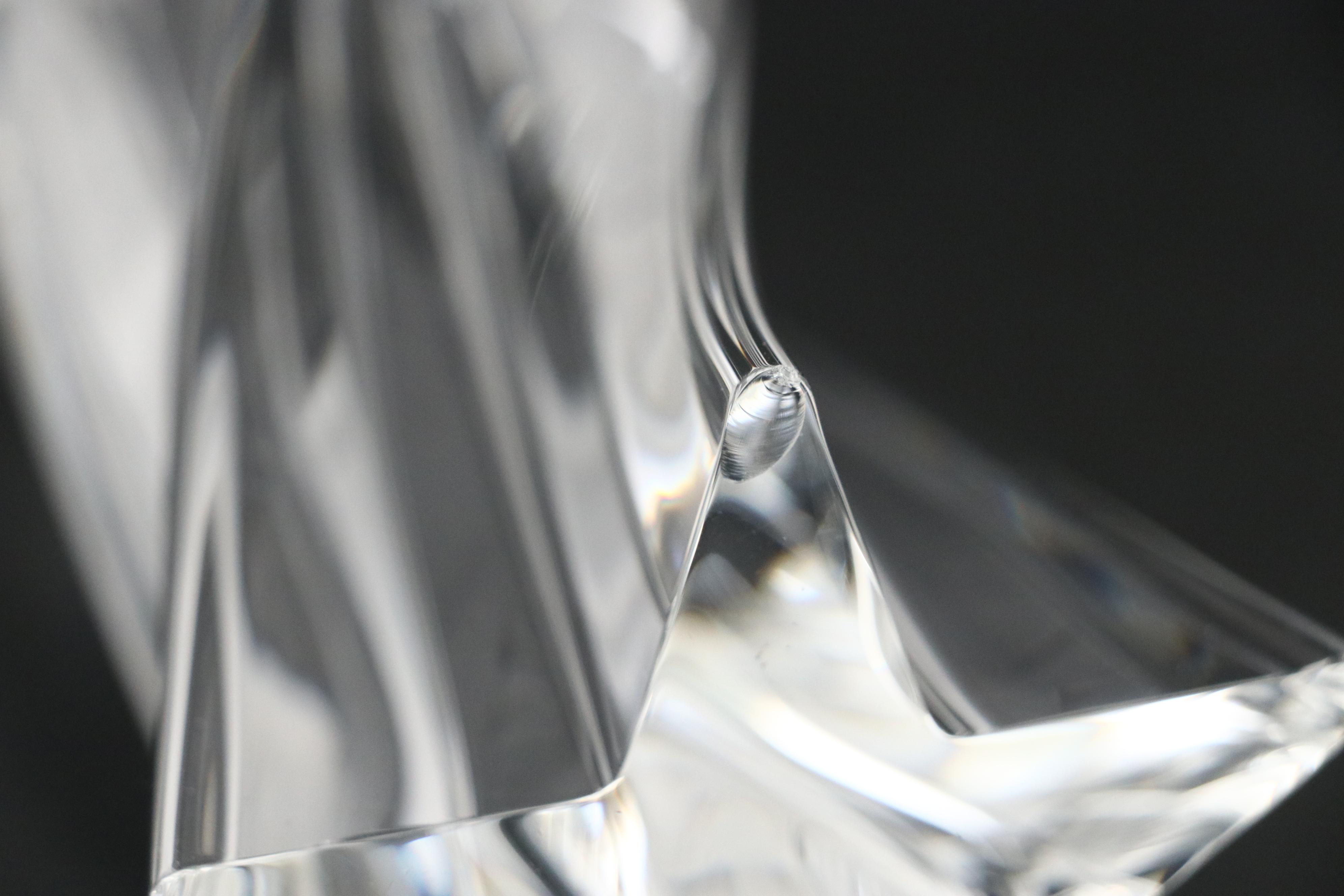 Steuben Art Glass "Shining Star" Figurine Designed by David Dowler