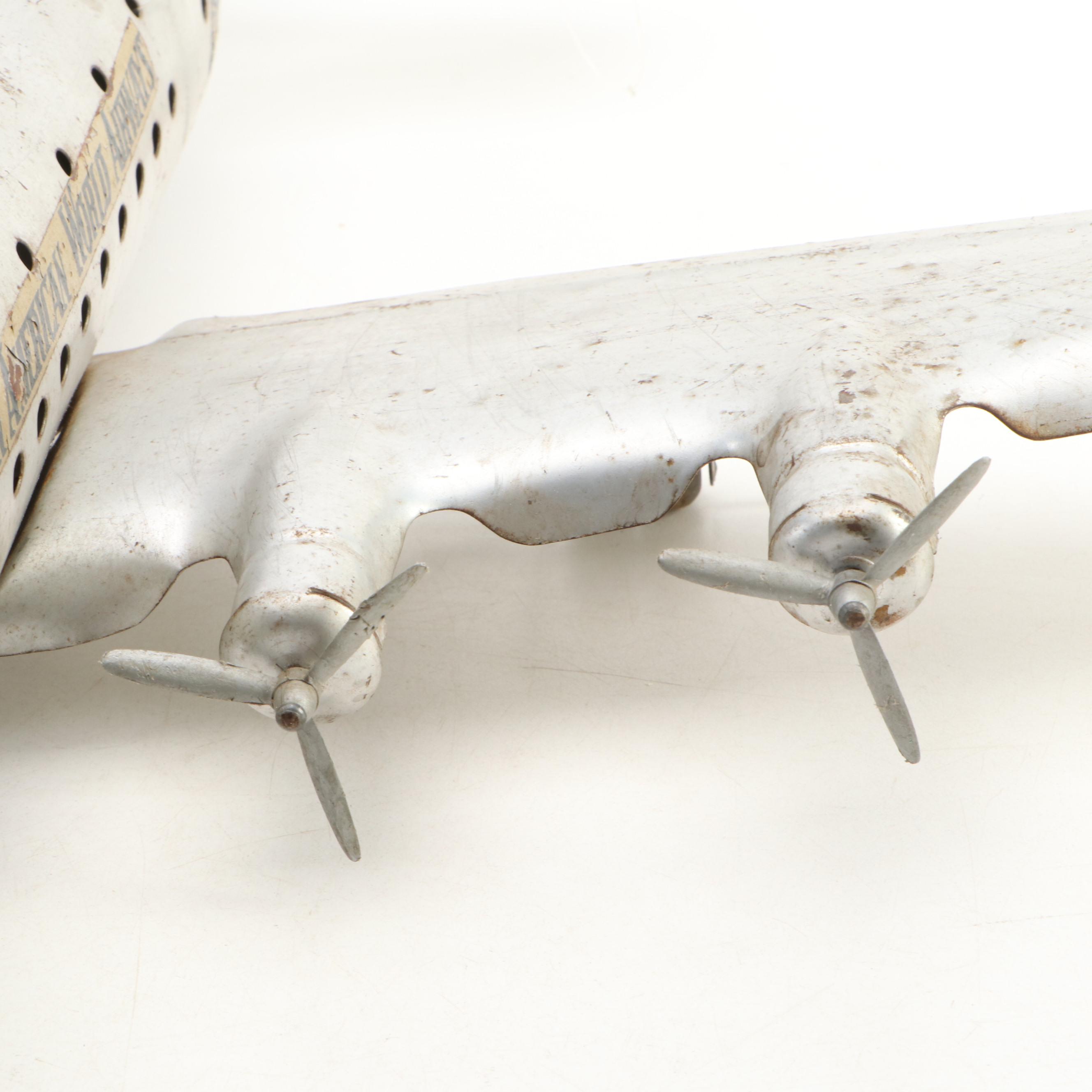 Pan American World Airways Model Airplane, Mid-20th Century