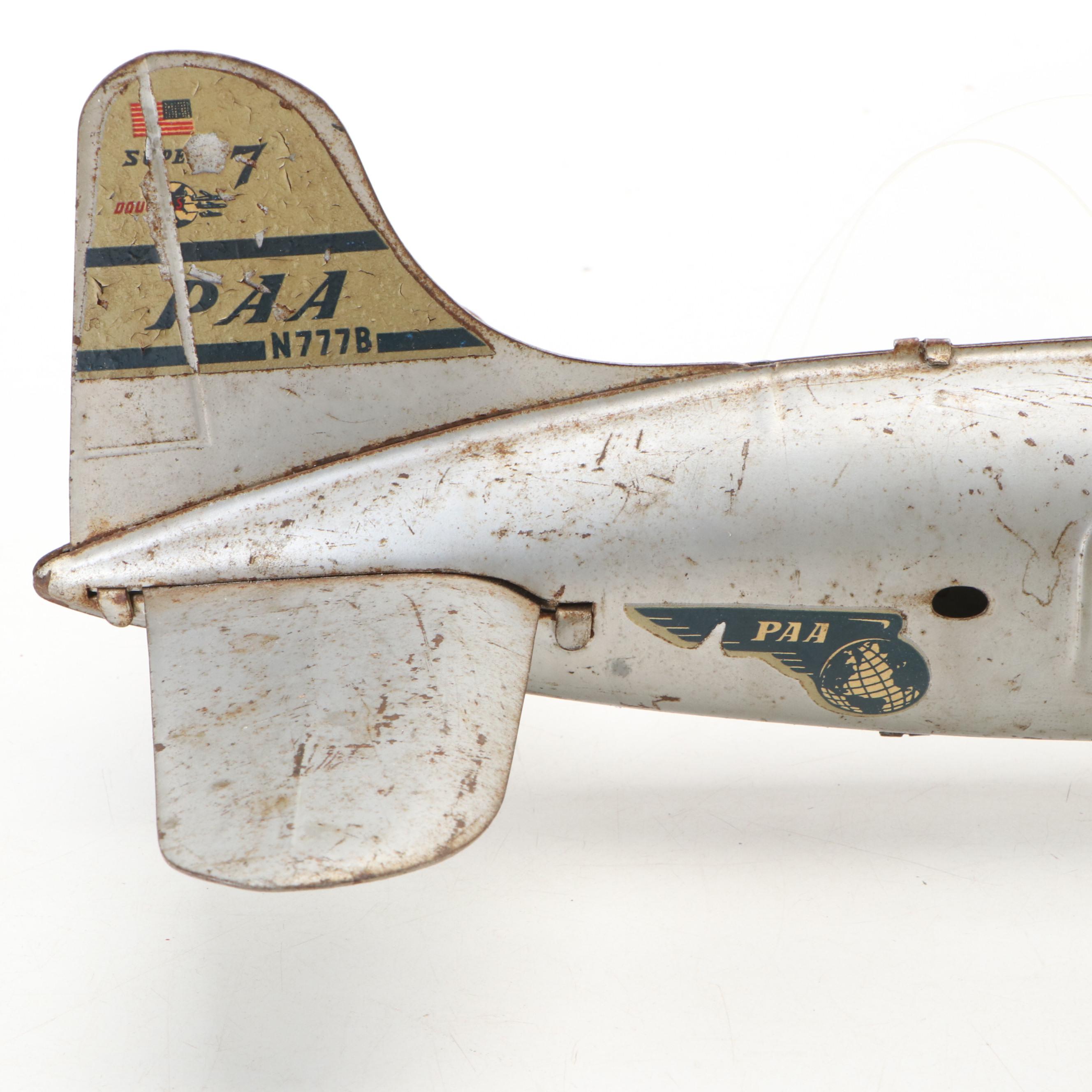 Pan American World Airways Model Airplane, Mid-20th Century