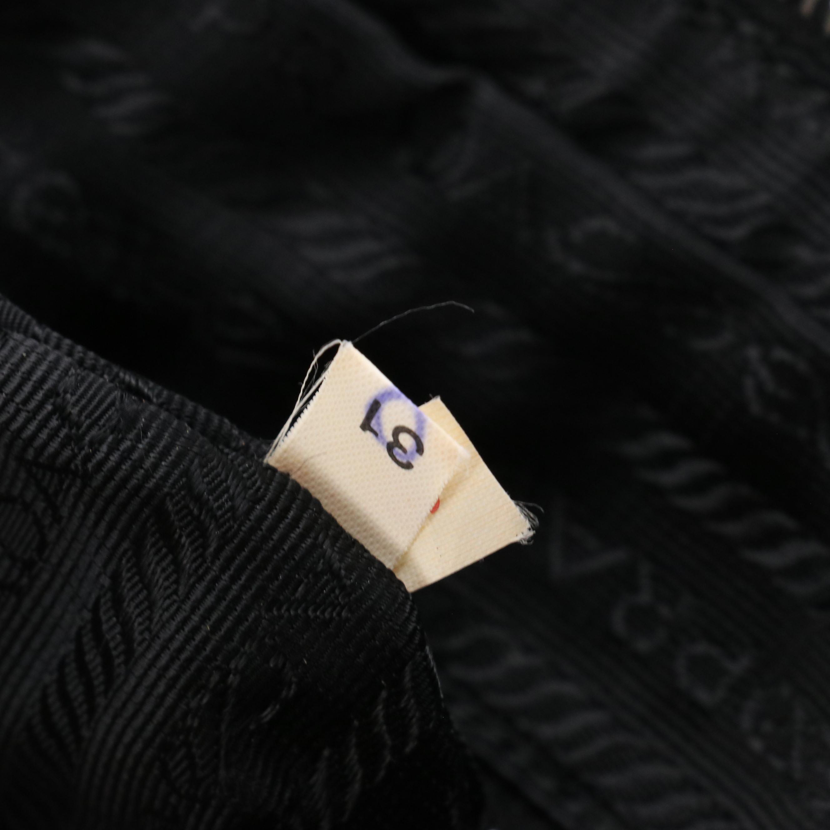 Prada Top Handle Bag BR1186 in Nylon with Leather Trim