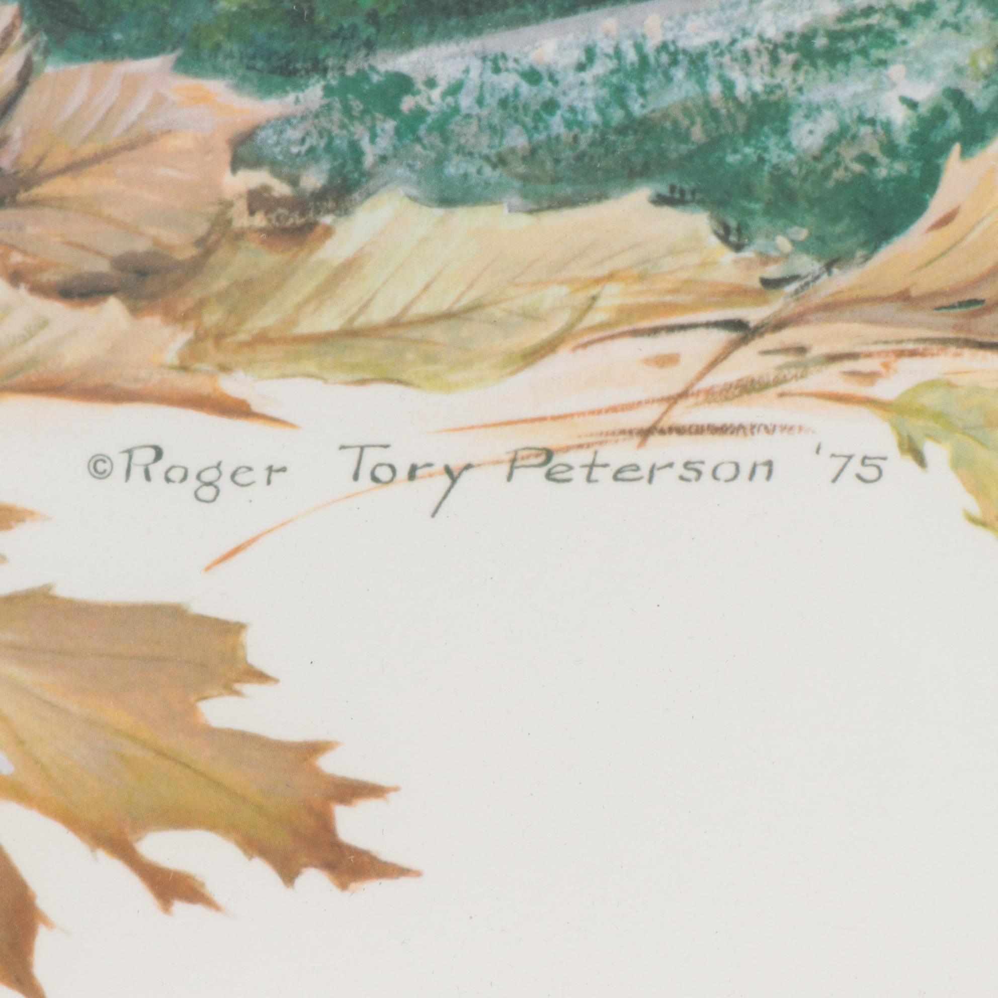 Roger Tory Peterson Offset Lithograph "Ruffed Grouse"