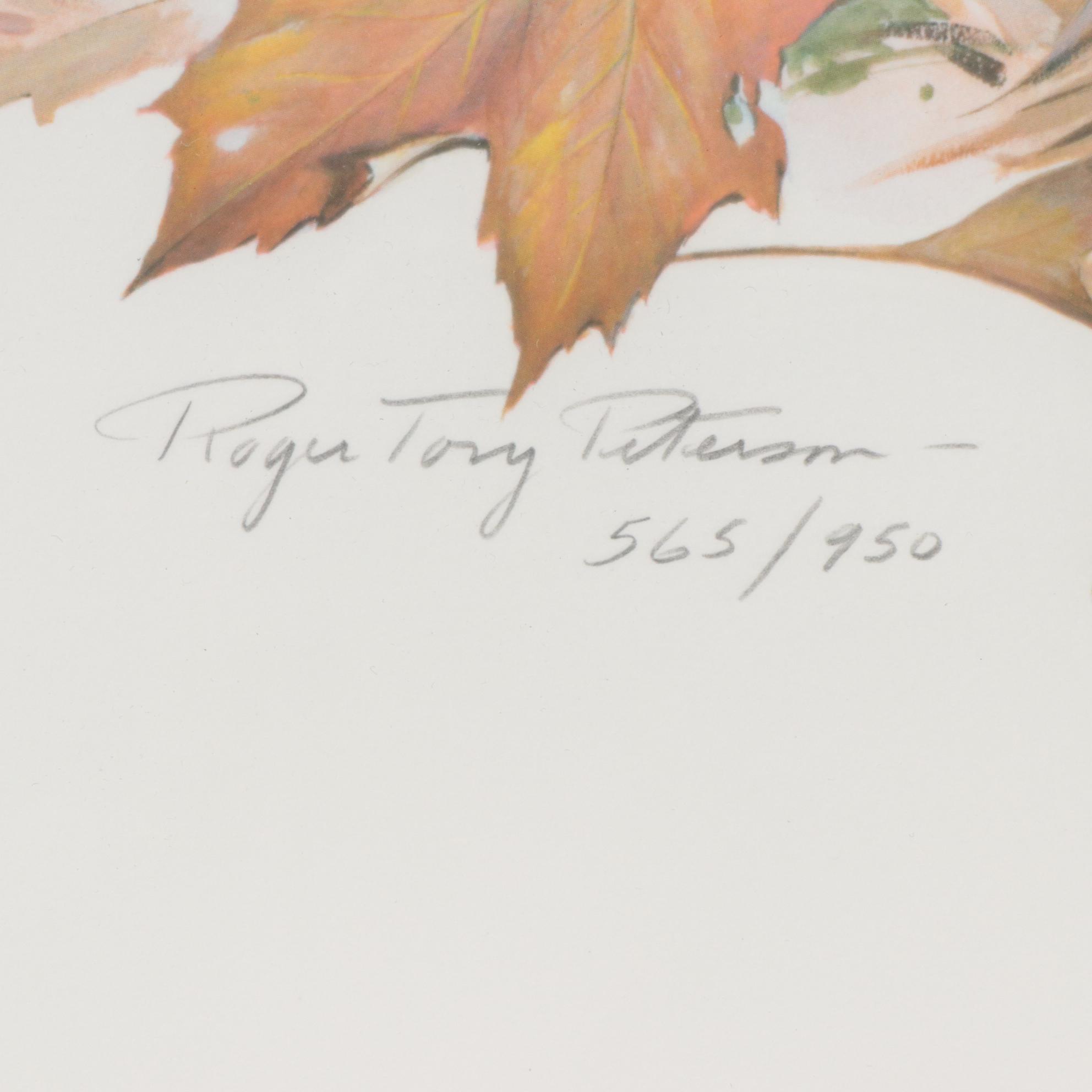 Roger Tory Peterson Offset Lithograph "Ruffed Grouse"