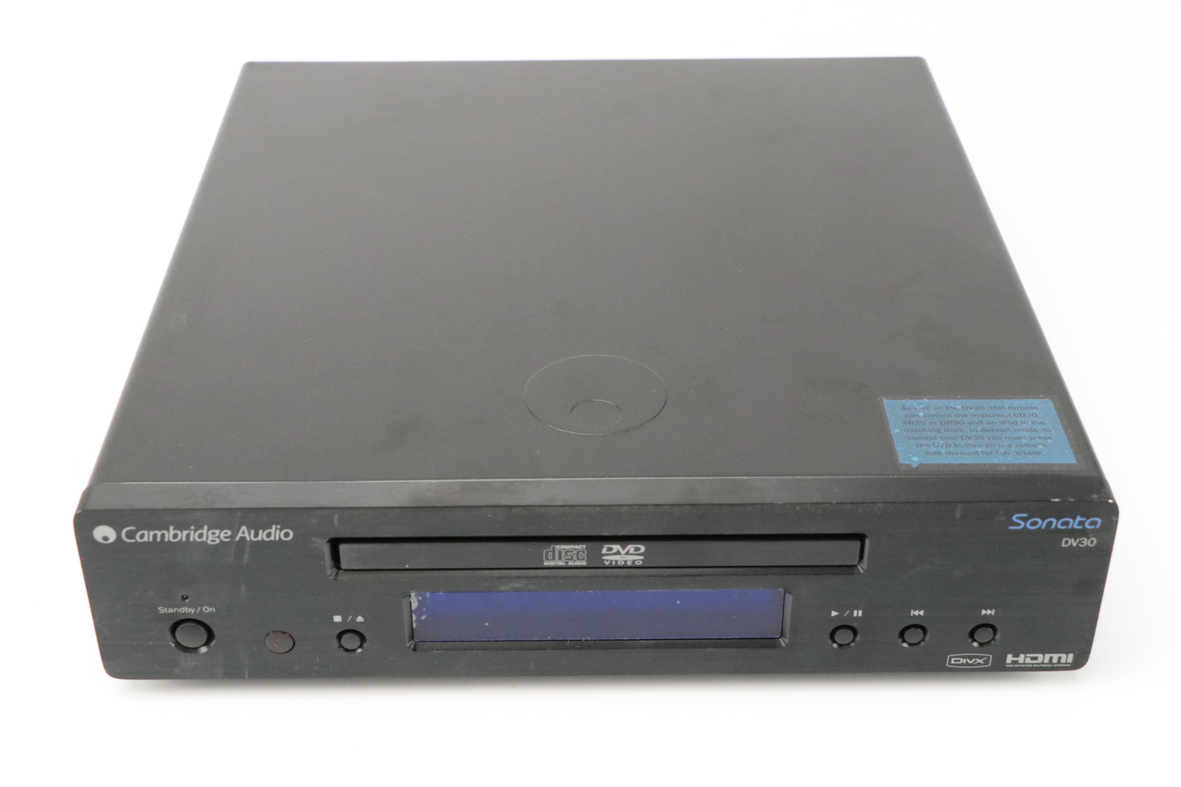 Cambridge Audio AR30 Receiver, D 30TH DVD Player, One+DX1 DAB Receiver and More