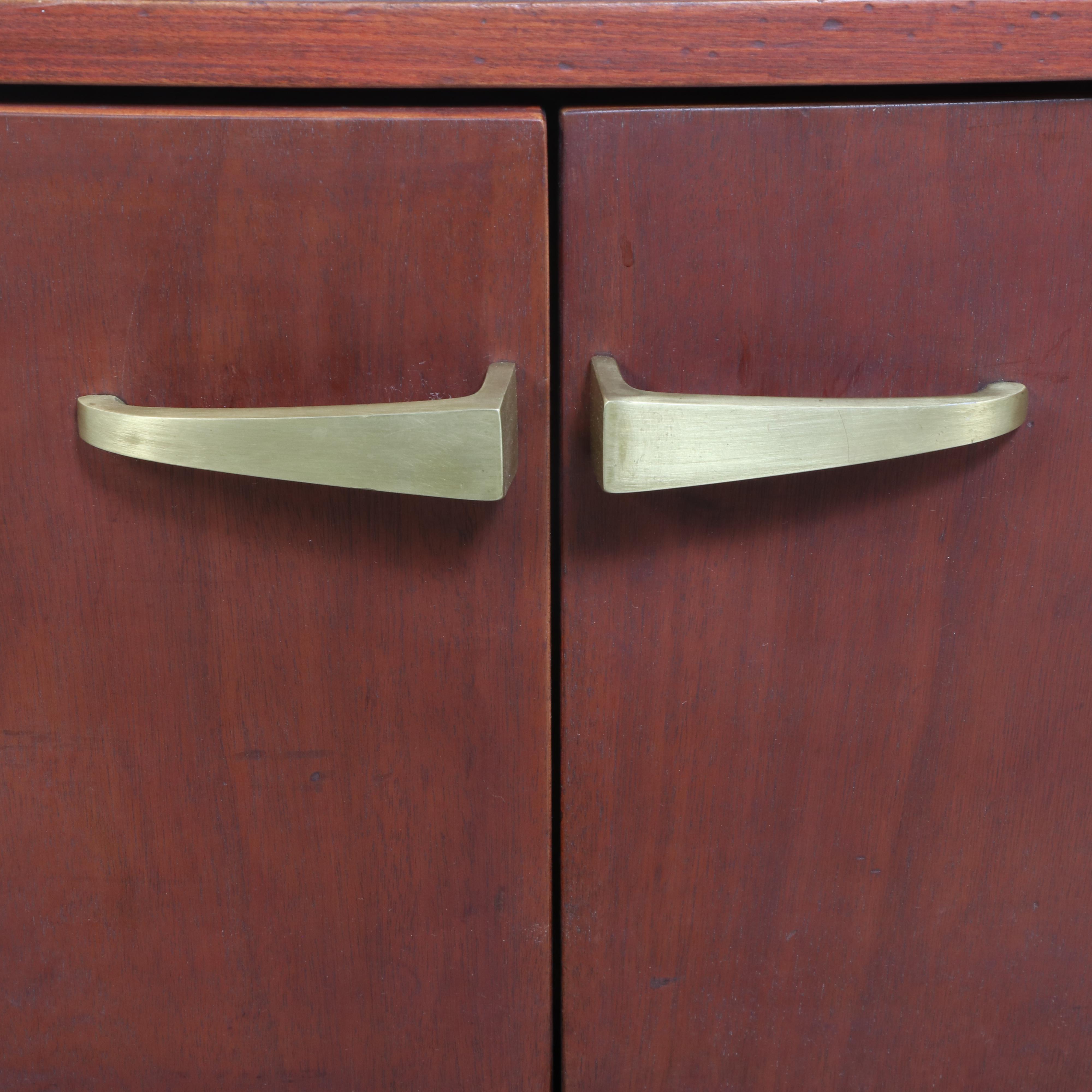 Regency Style Mahogany Cabinet with Crosley Radio and Turntable