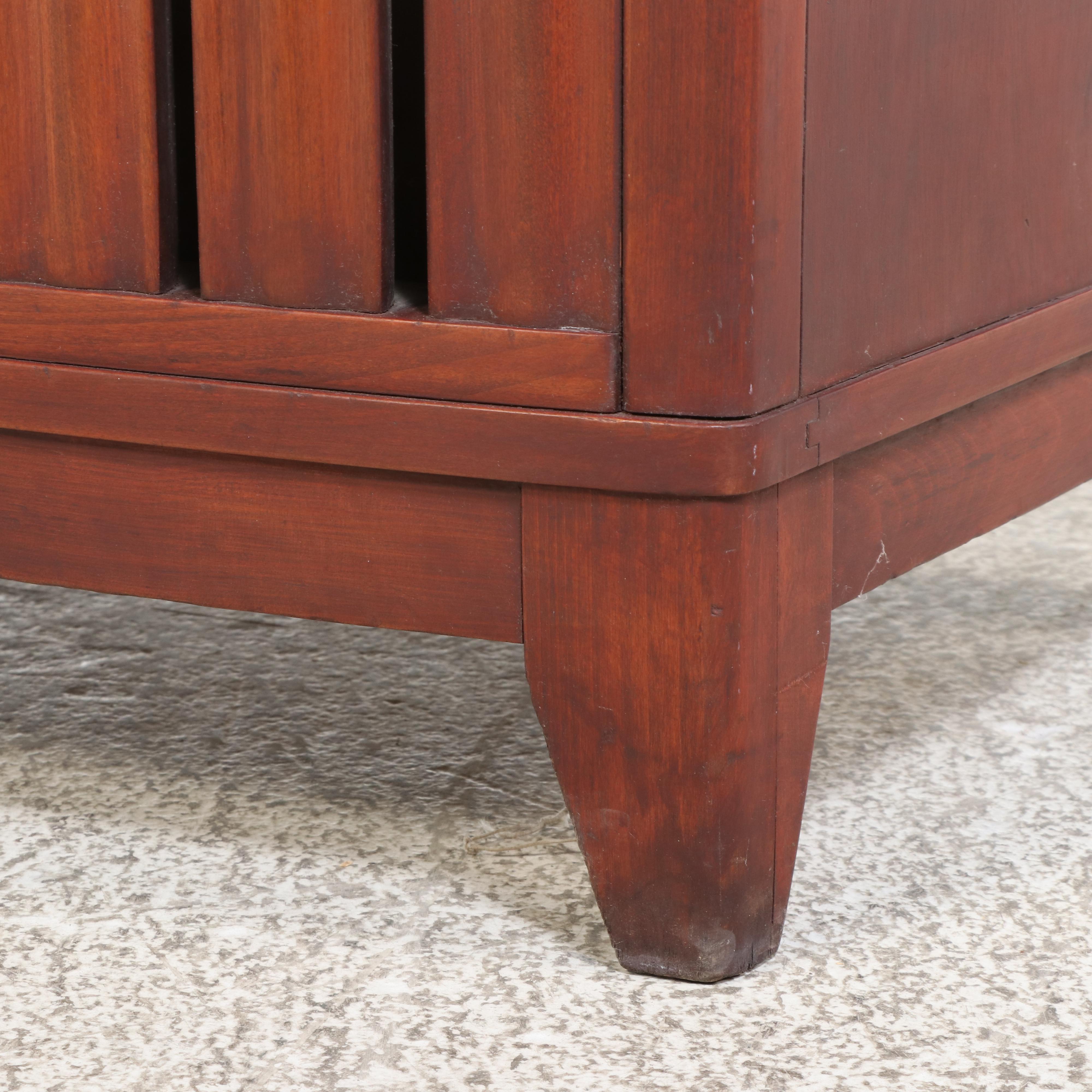 Regency Style Mahogany Cabinet with Crosley Radio and Turntable