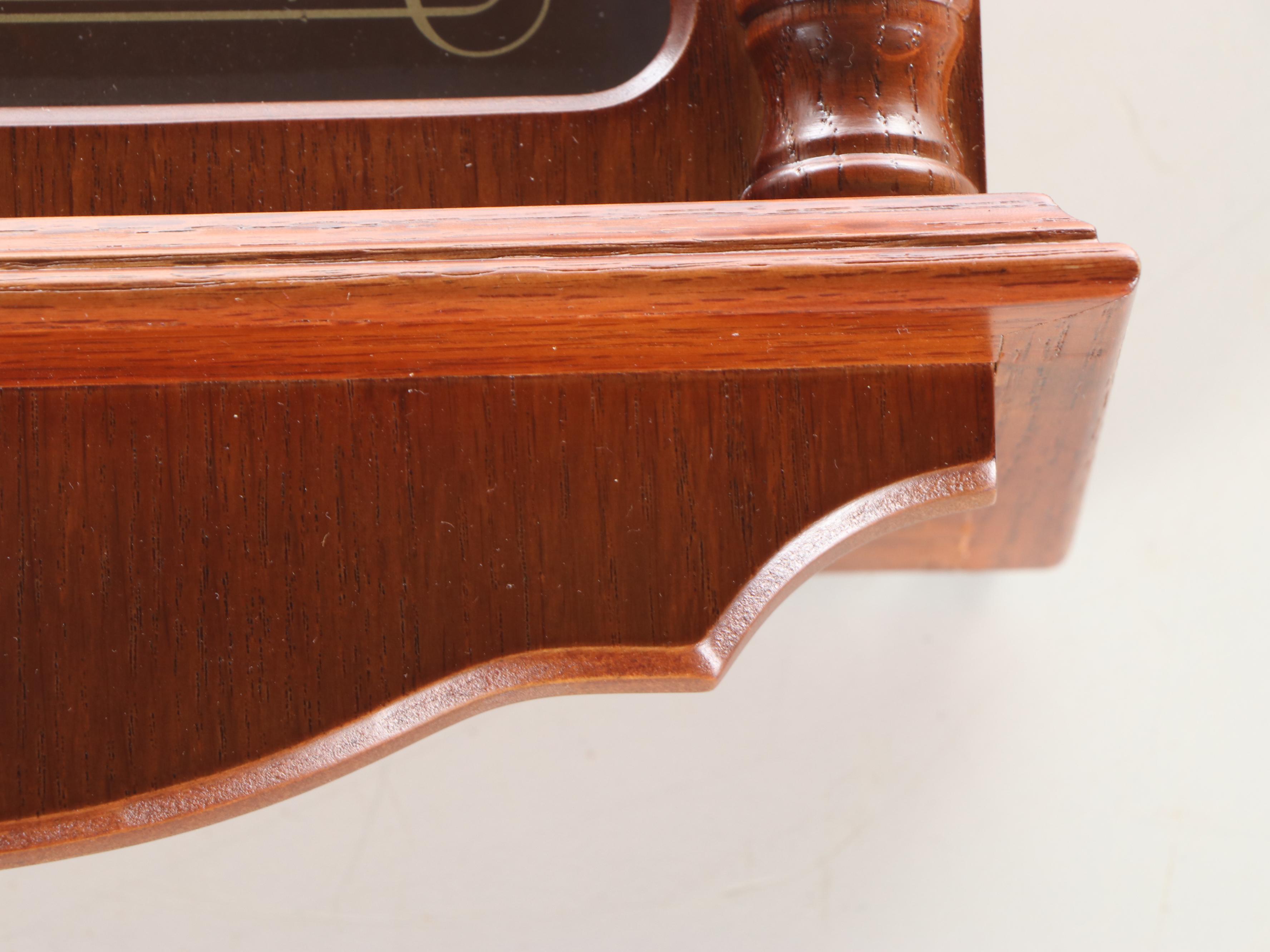 Seiko Wooden Case Regulator Style Wall Clock