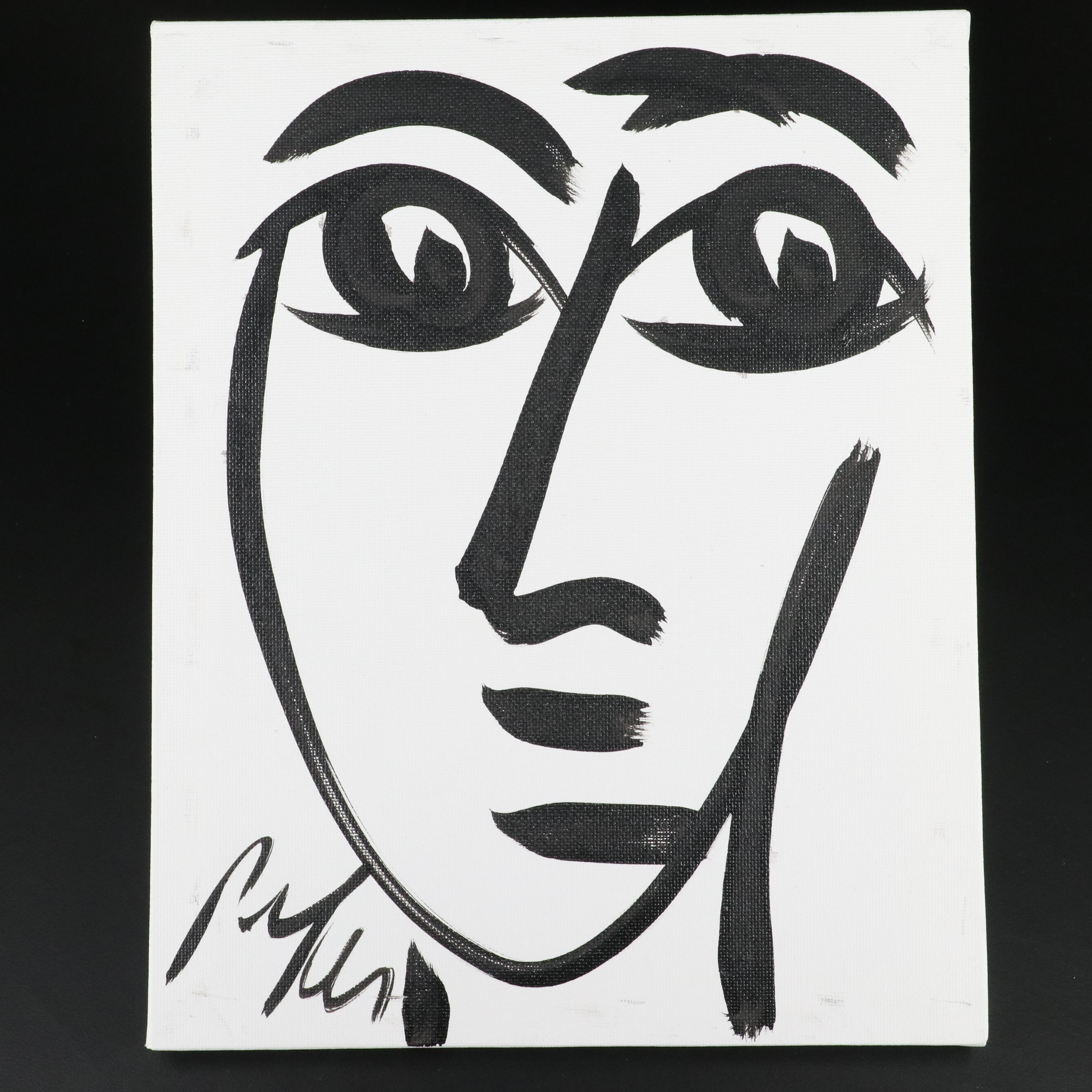 Peter Robert Keil Stylized Acrylic Portrait