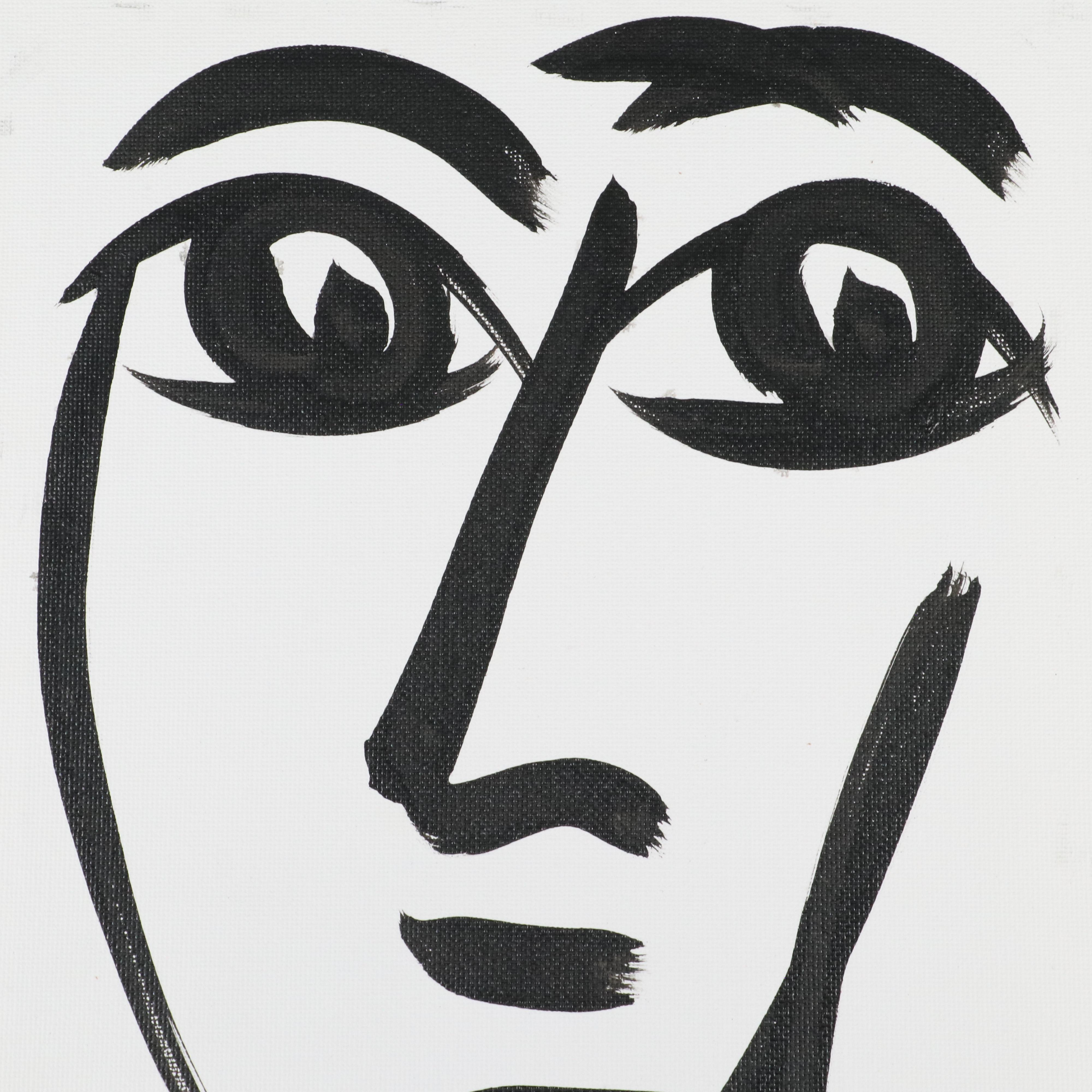 Peter Robert Keil Stylized Acrylic Portrait