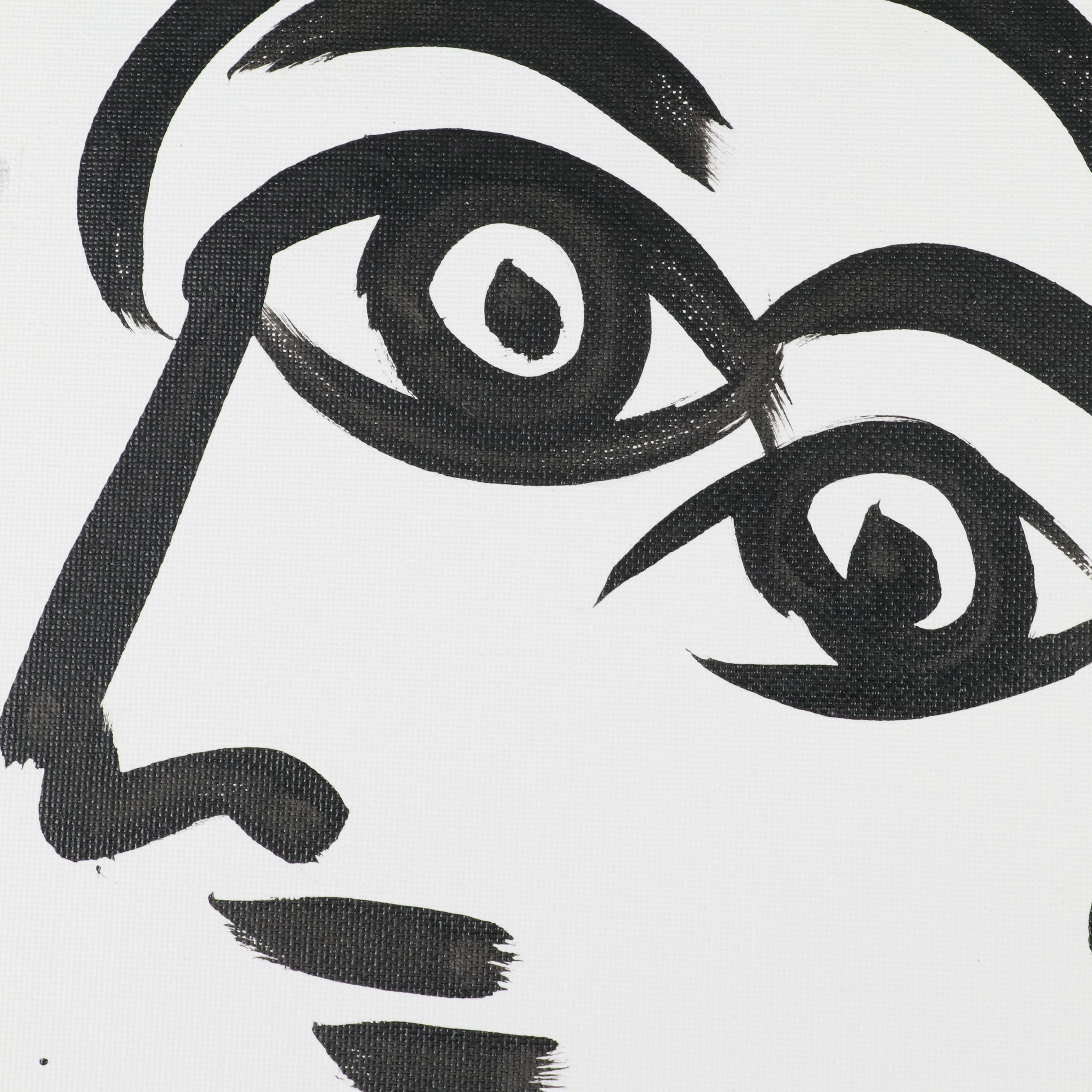 Peter Robert Keil Stylized Acrylic Portrait