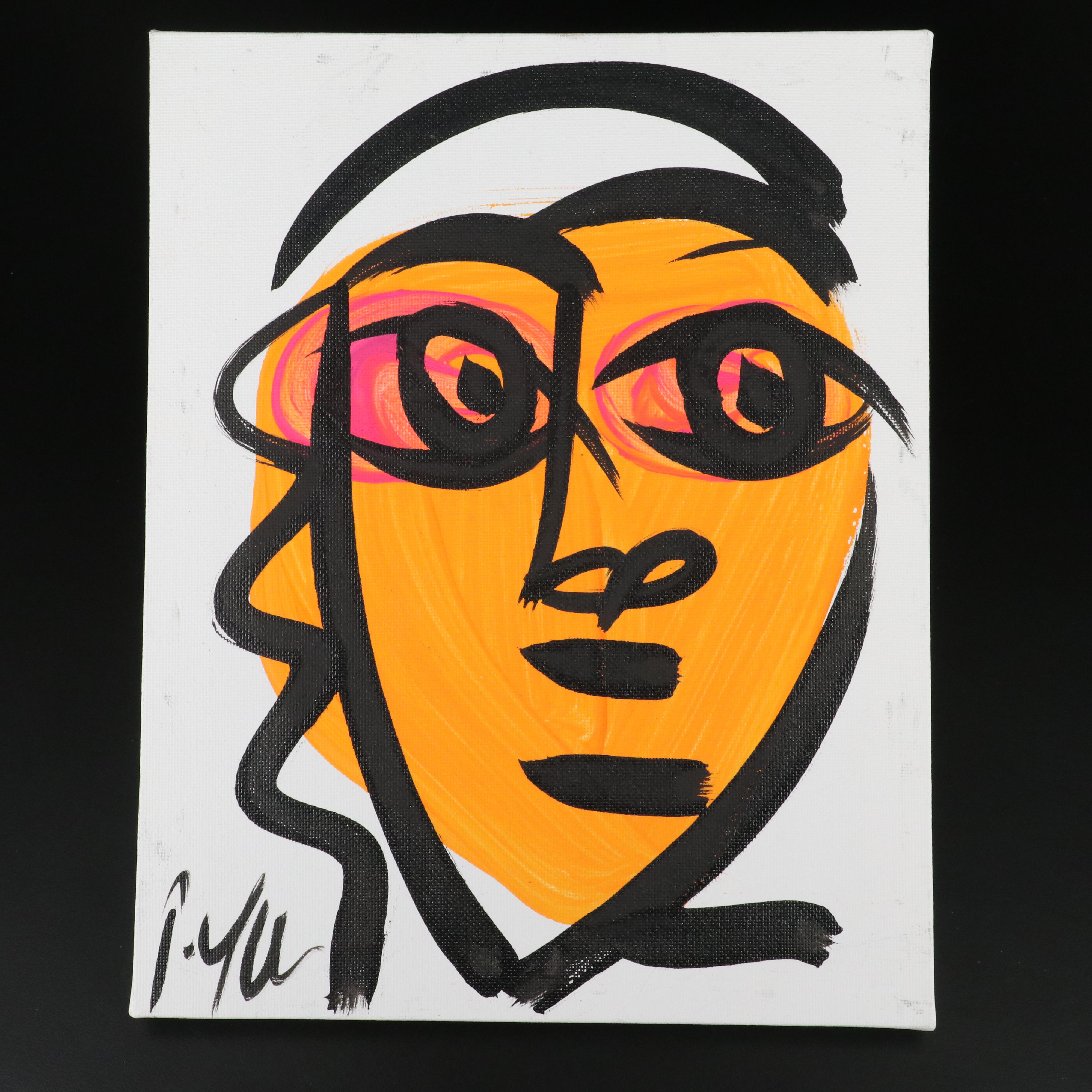 Peter Robert Keil Stylized Acrylic Portrait