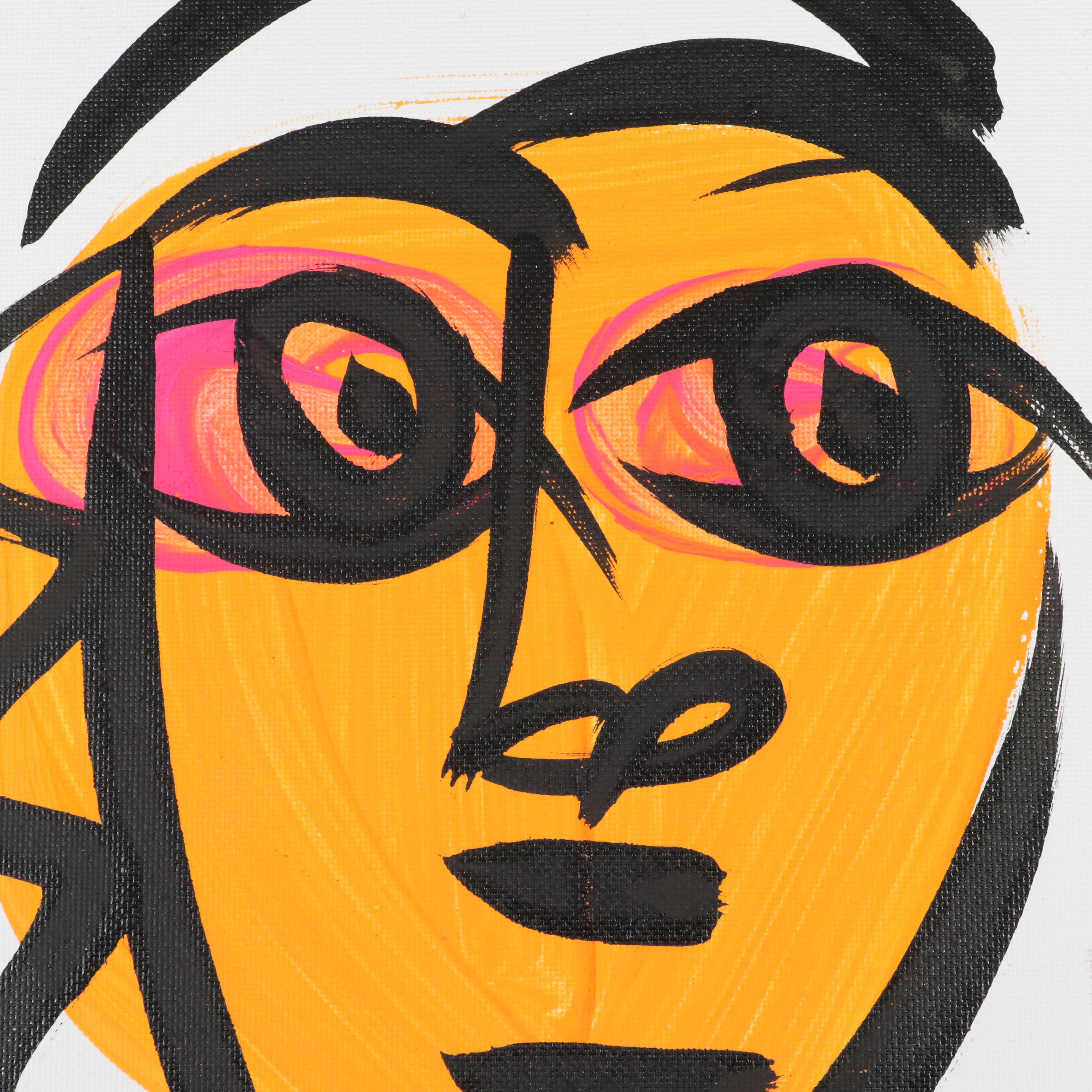 Peter Robert Keil Stylized Acrylic Portrait