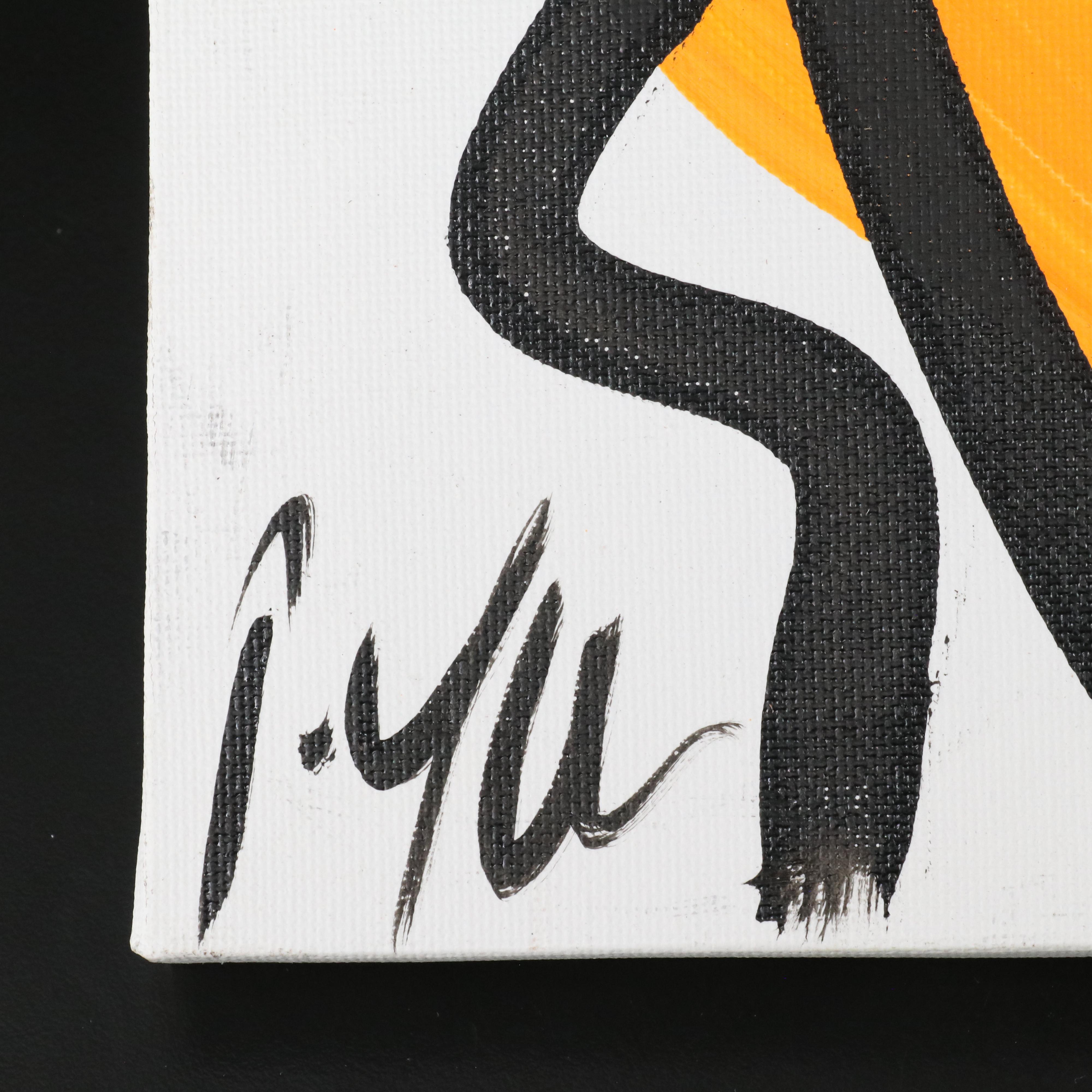 Peter Robert Keil Stylized Acrylic Portrait