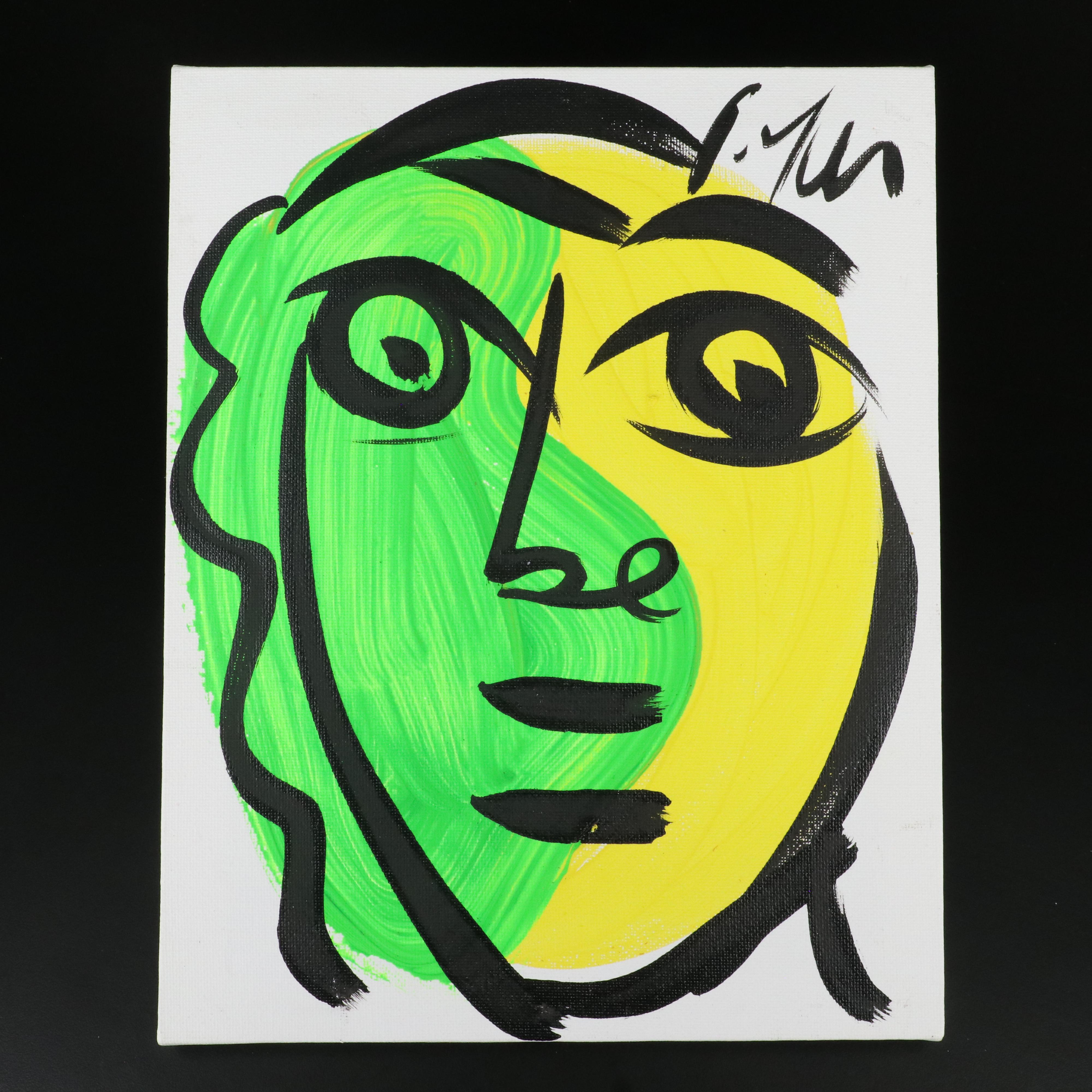 Peter Robert Keil Stylized Acrylic Portrait