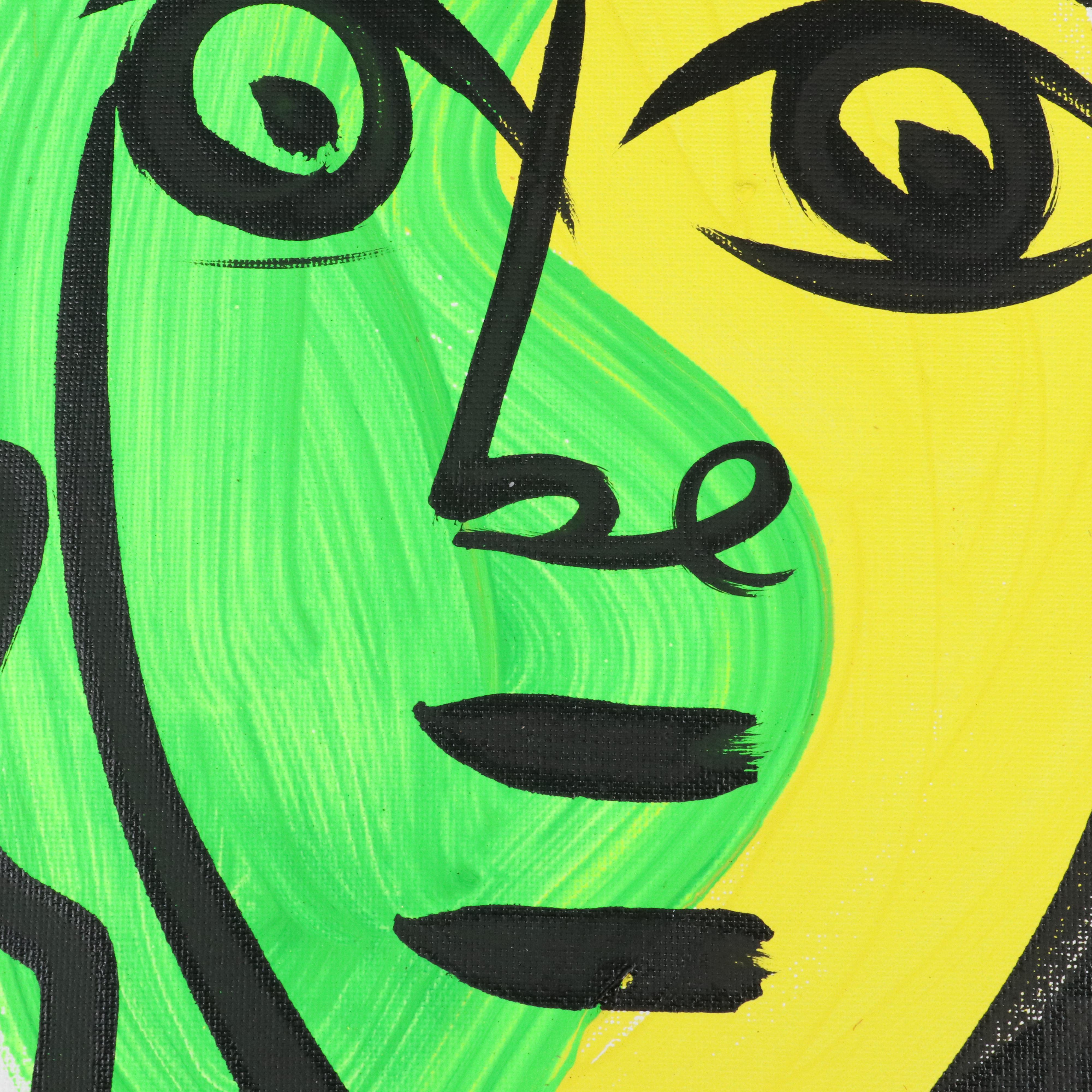 Peter Robert Keil Stylized Acrylic Portrait