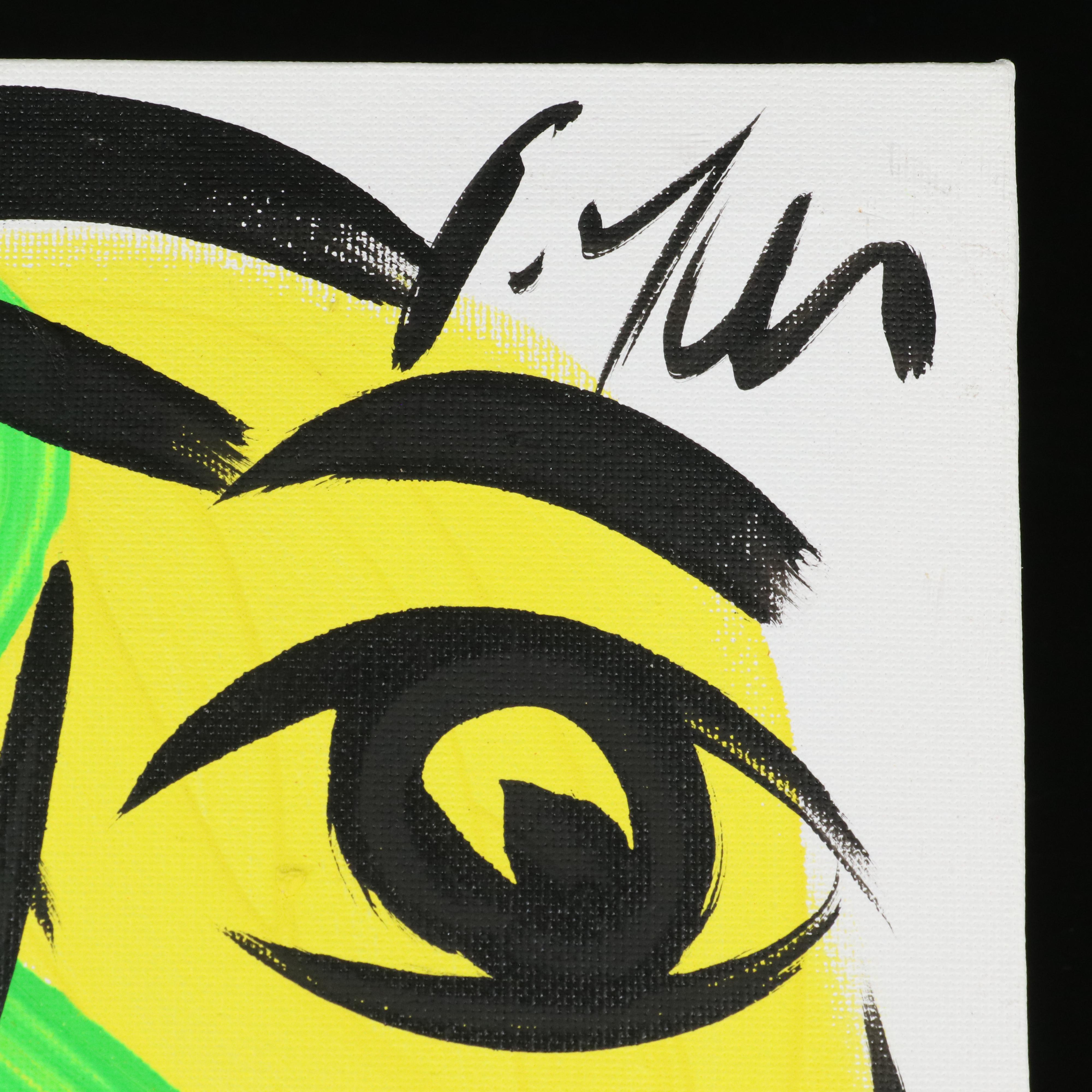 Peter Robert Keil Stylized Acrylic Portrait