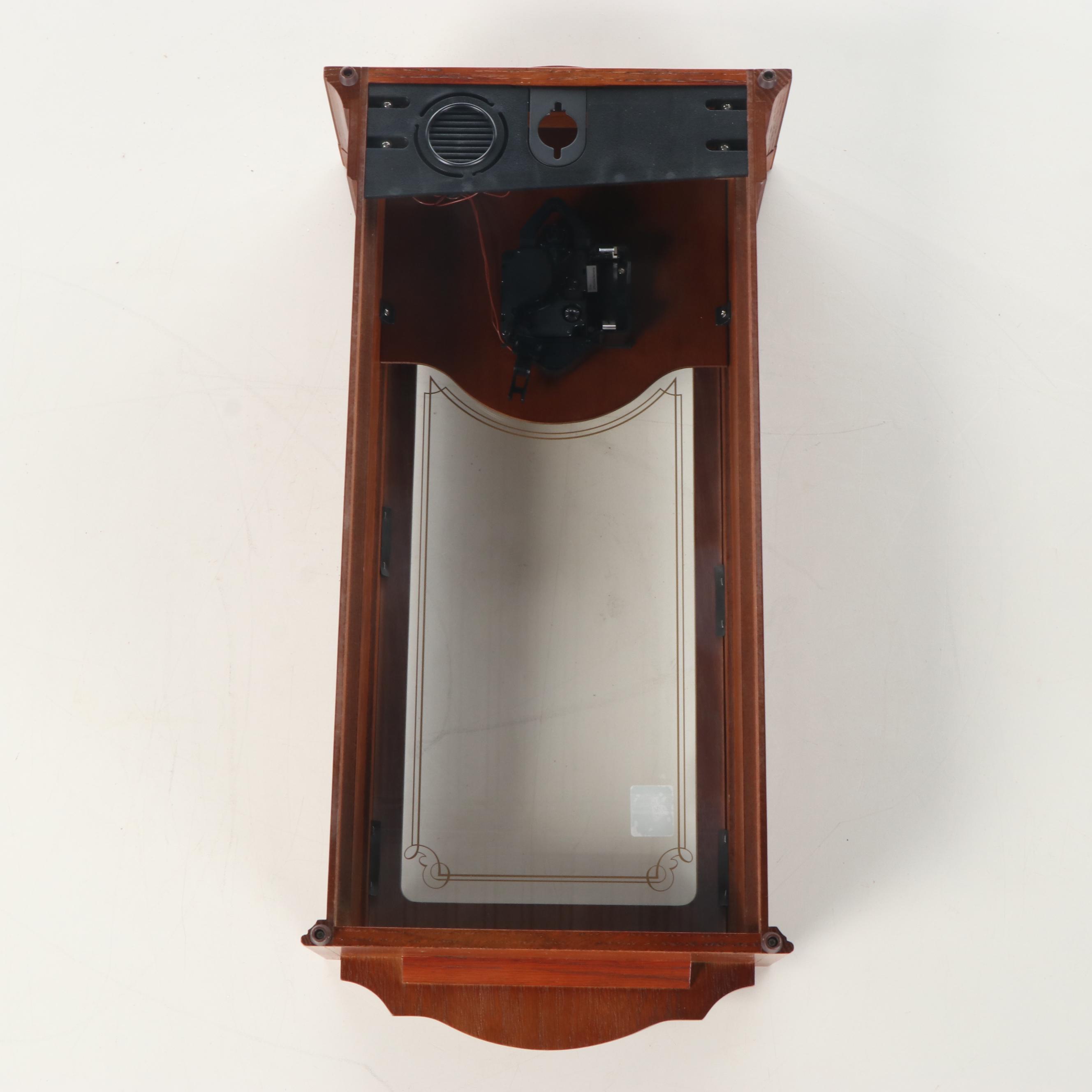 Seiko Wooden Case Regulator Style Wall Clock