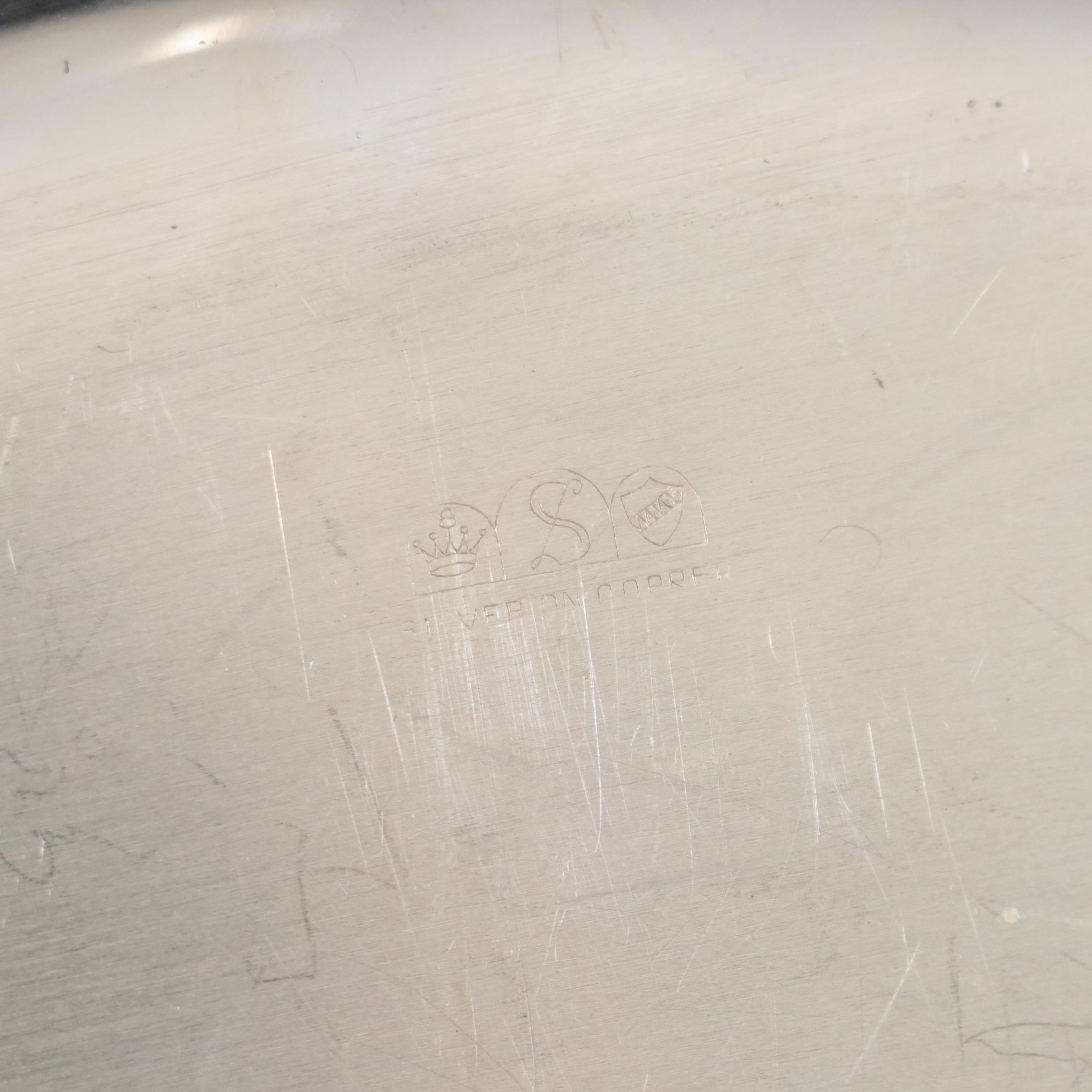 Sheridan Silver Plate Serving Bowl with German Candlesticks and More