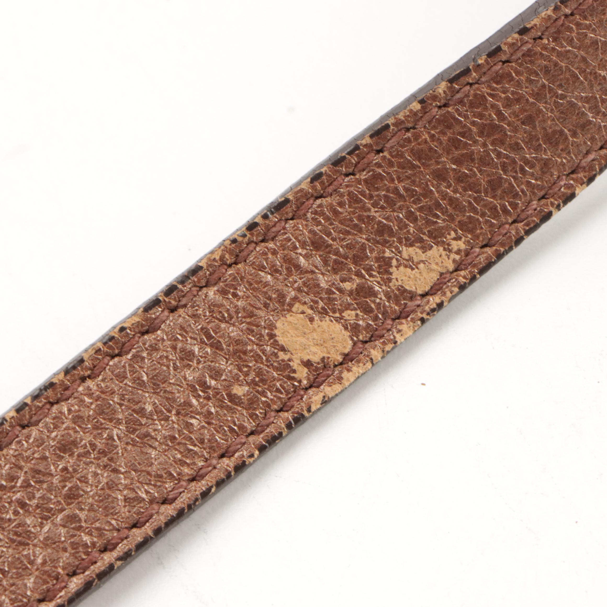 Prada Metallic Bronze Grained Leather Two-Way Hobo Tote Bag