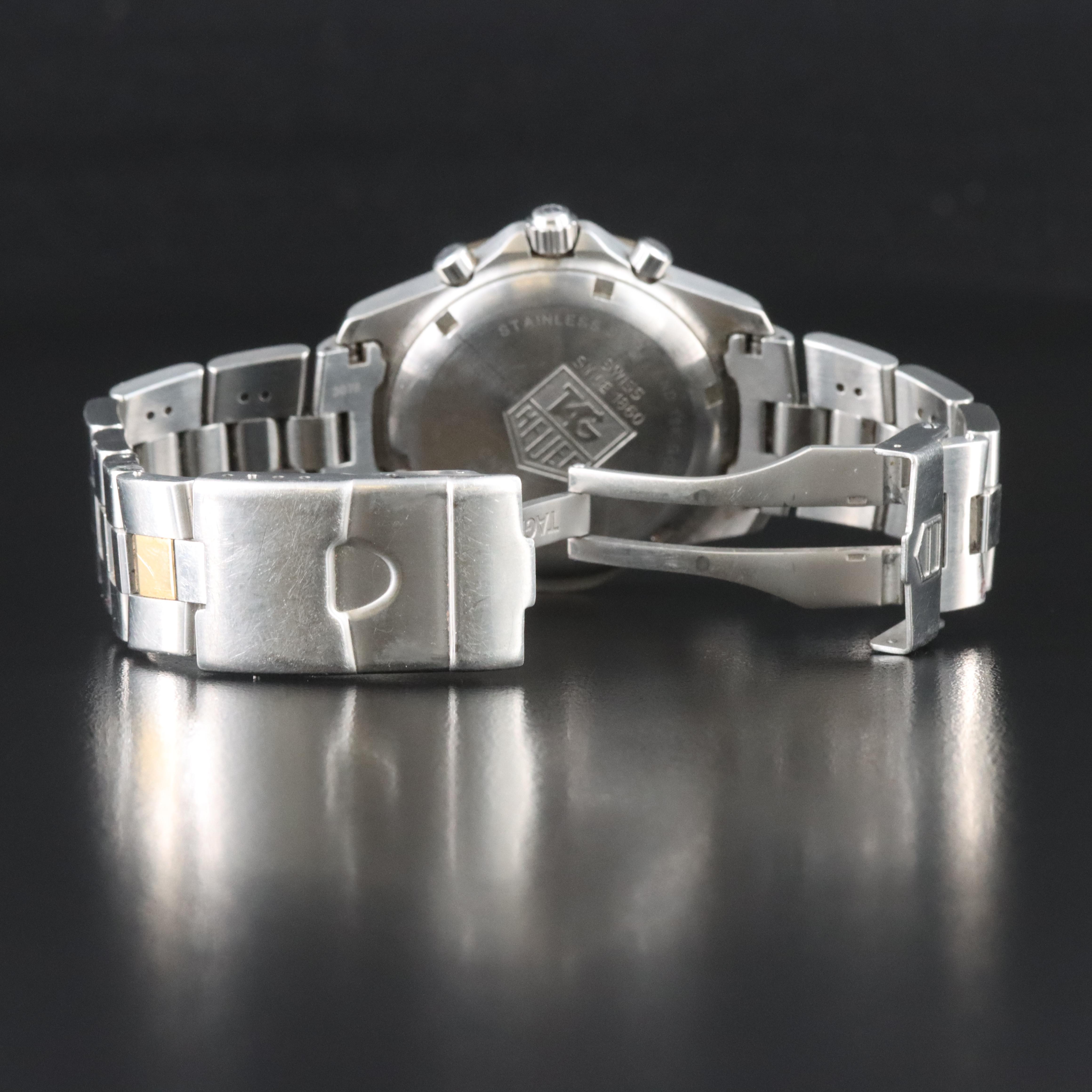 TAG Heuer 2000 Exclusive Chronograph ref.CN1152 18K Gold Steel Quartz Watch