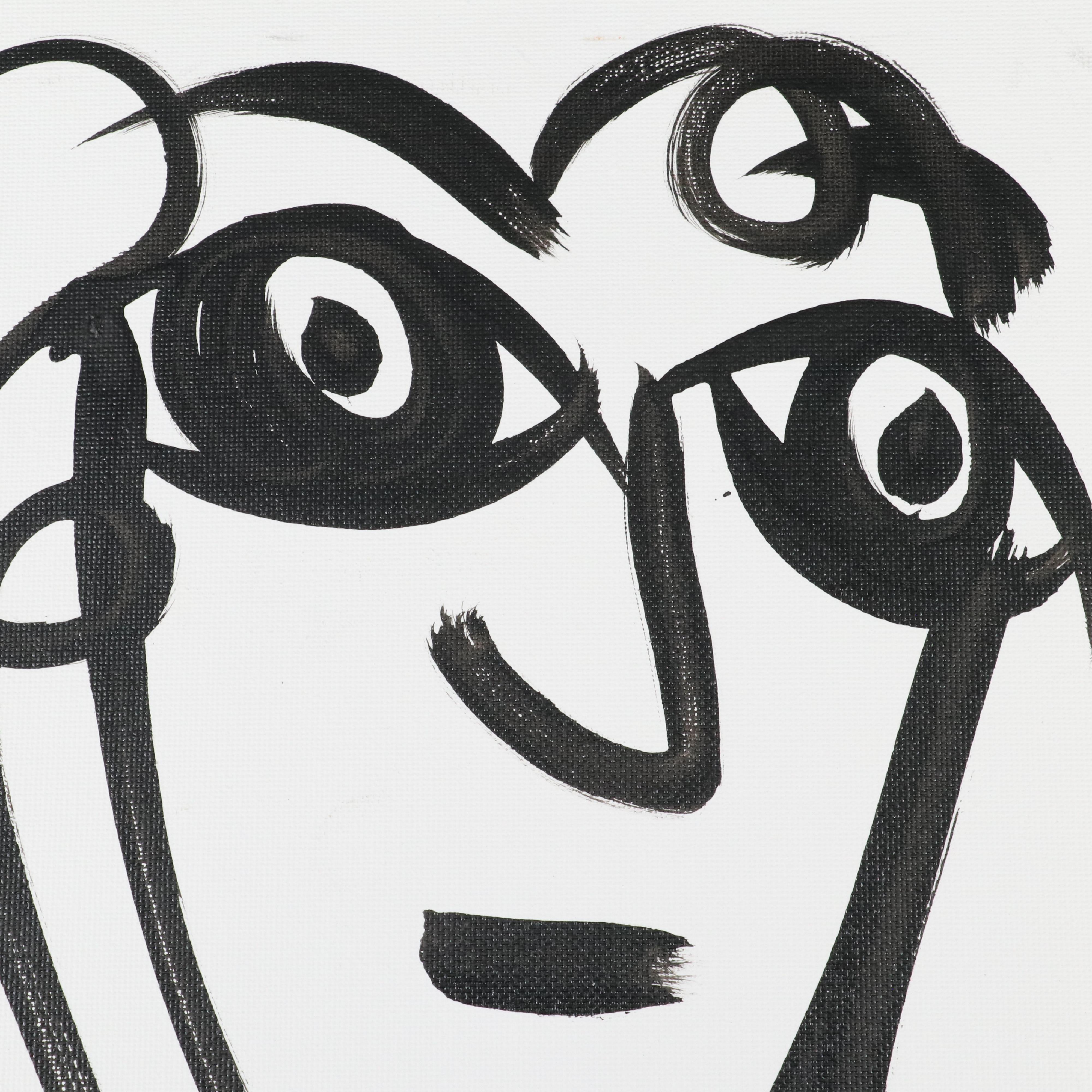 Peter Robert Keil Stylized Acrylic Portrait