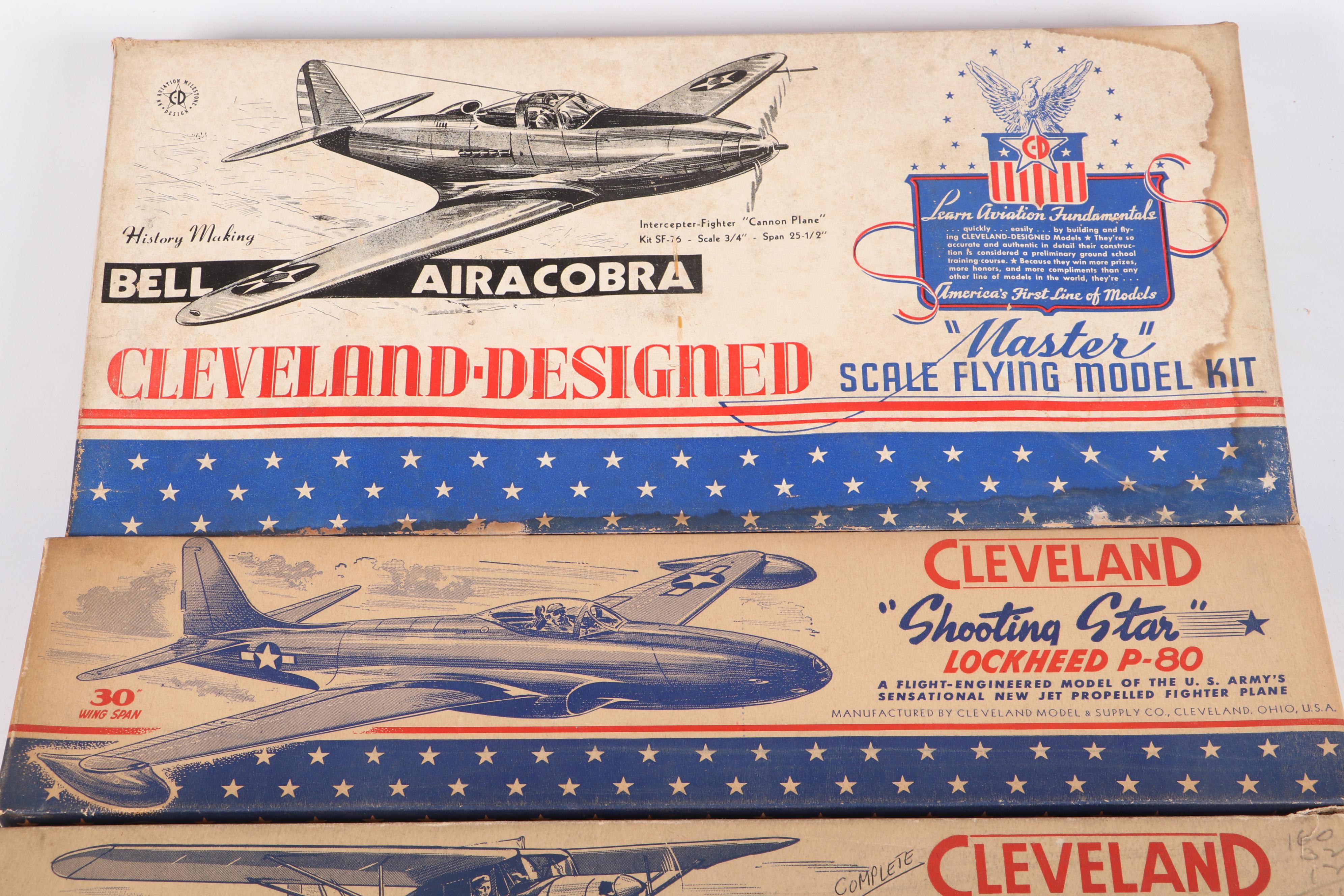 "Boeing B-17F Flying Fortress," "Lockheed P-38" and More Model Warplane Kits