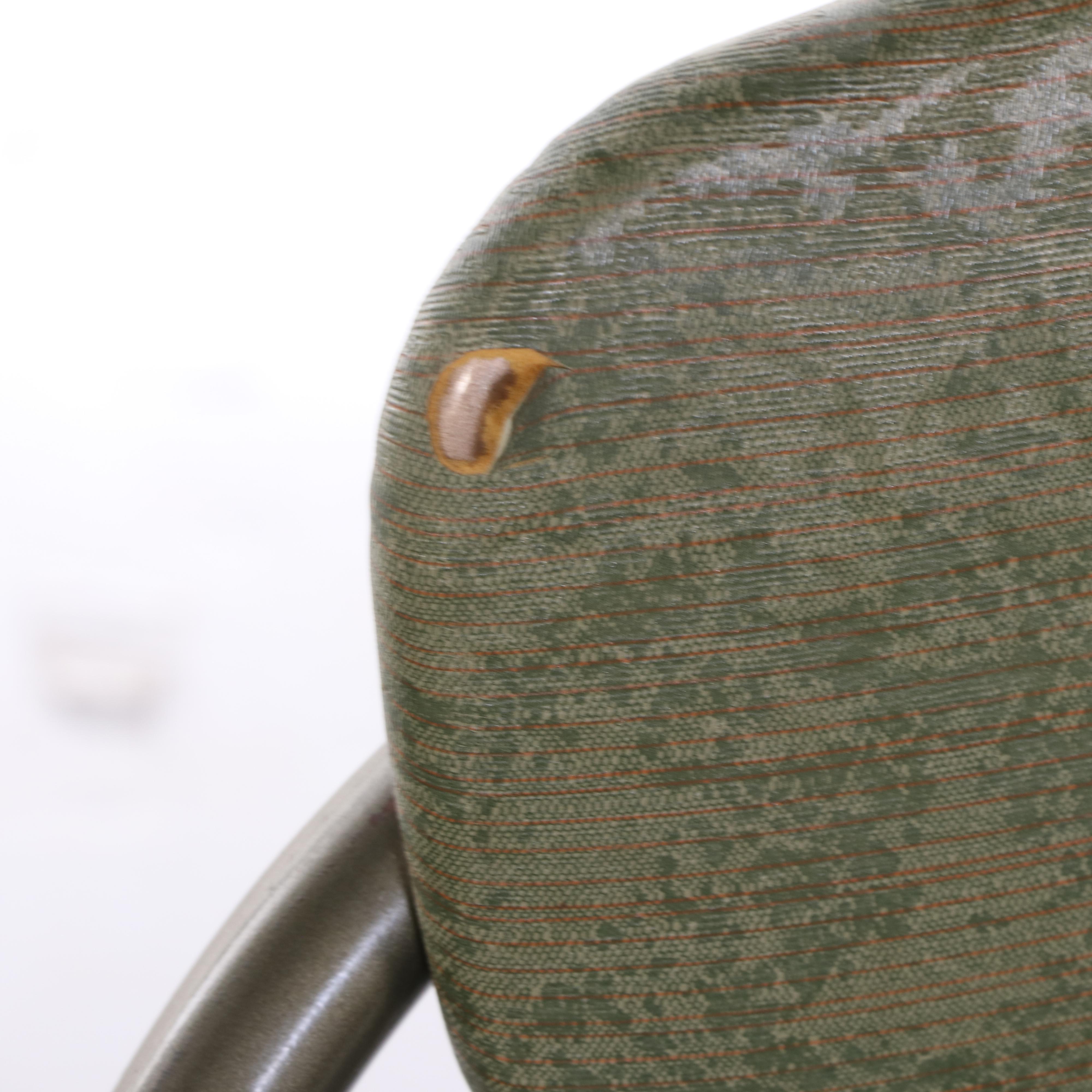 Pair of Cosco Painted Steel and Vinyl Folding Chairs, Mid-20th Century