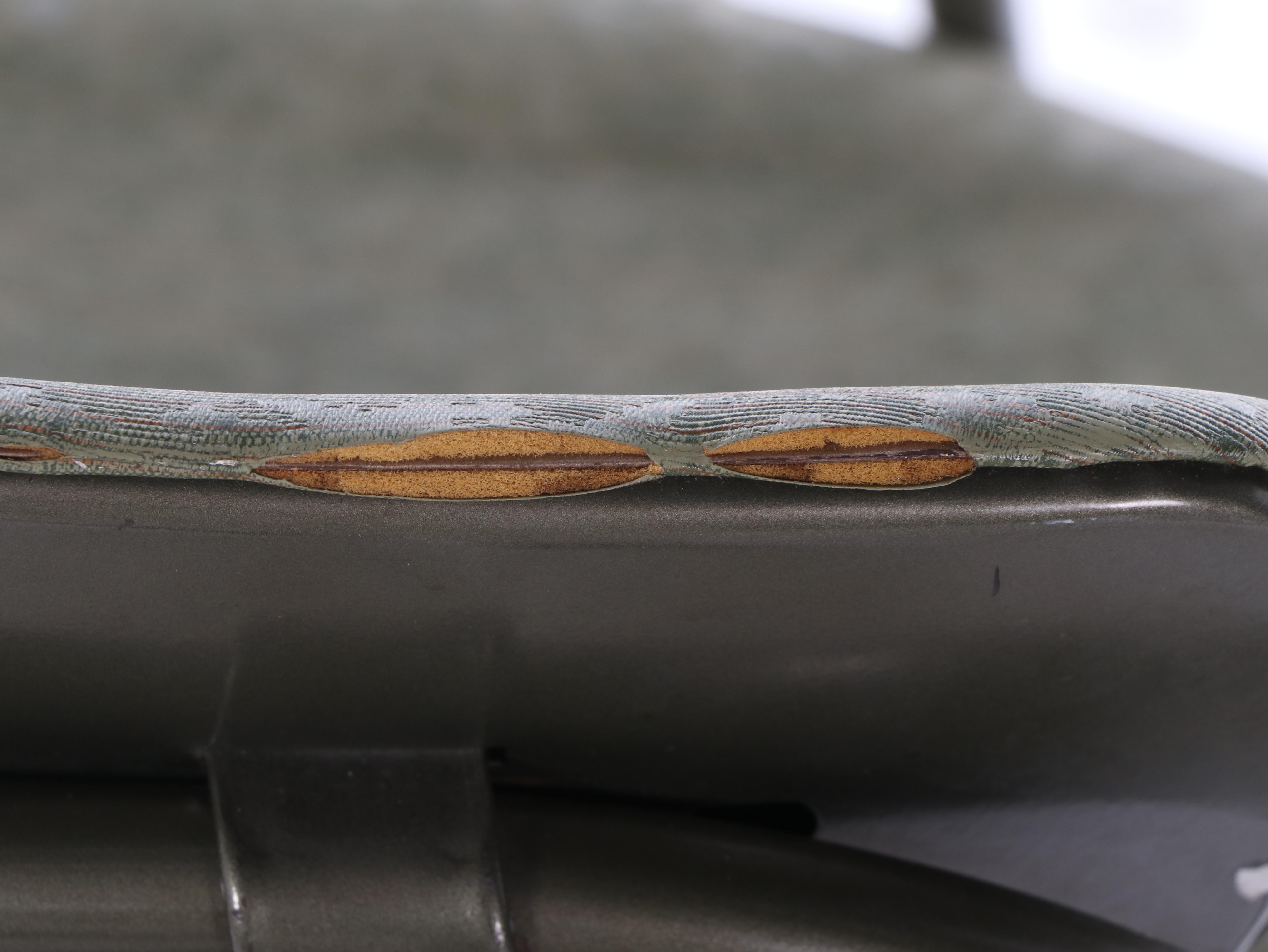 Pair of Cosco Painted Steel and Vinyl Folding Chairs, Mid-20th Century