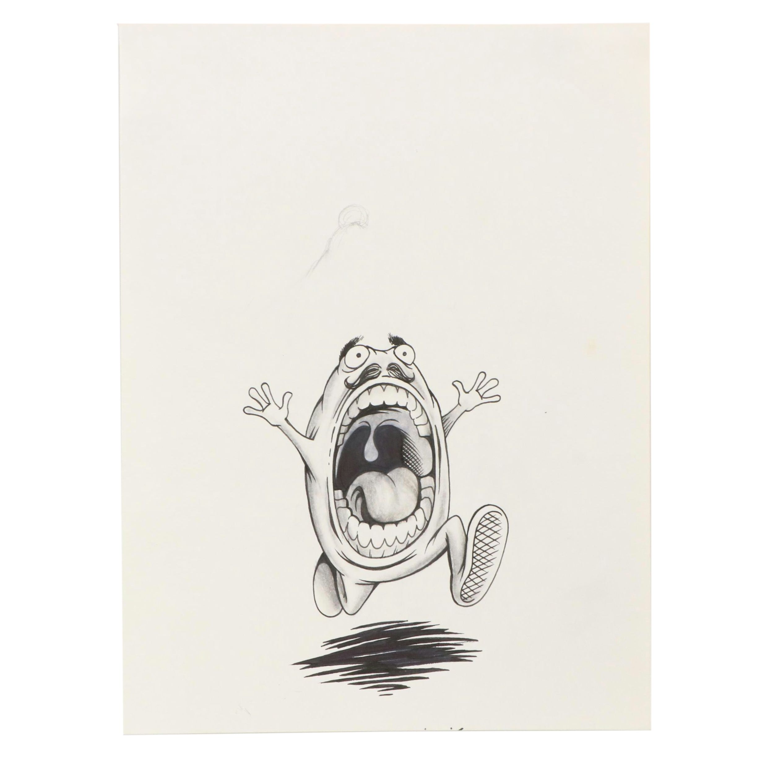 David Myers Ink Illustration of Comic Strip Illustration, 2016